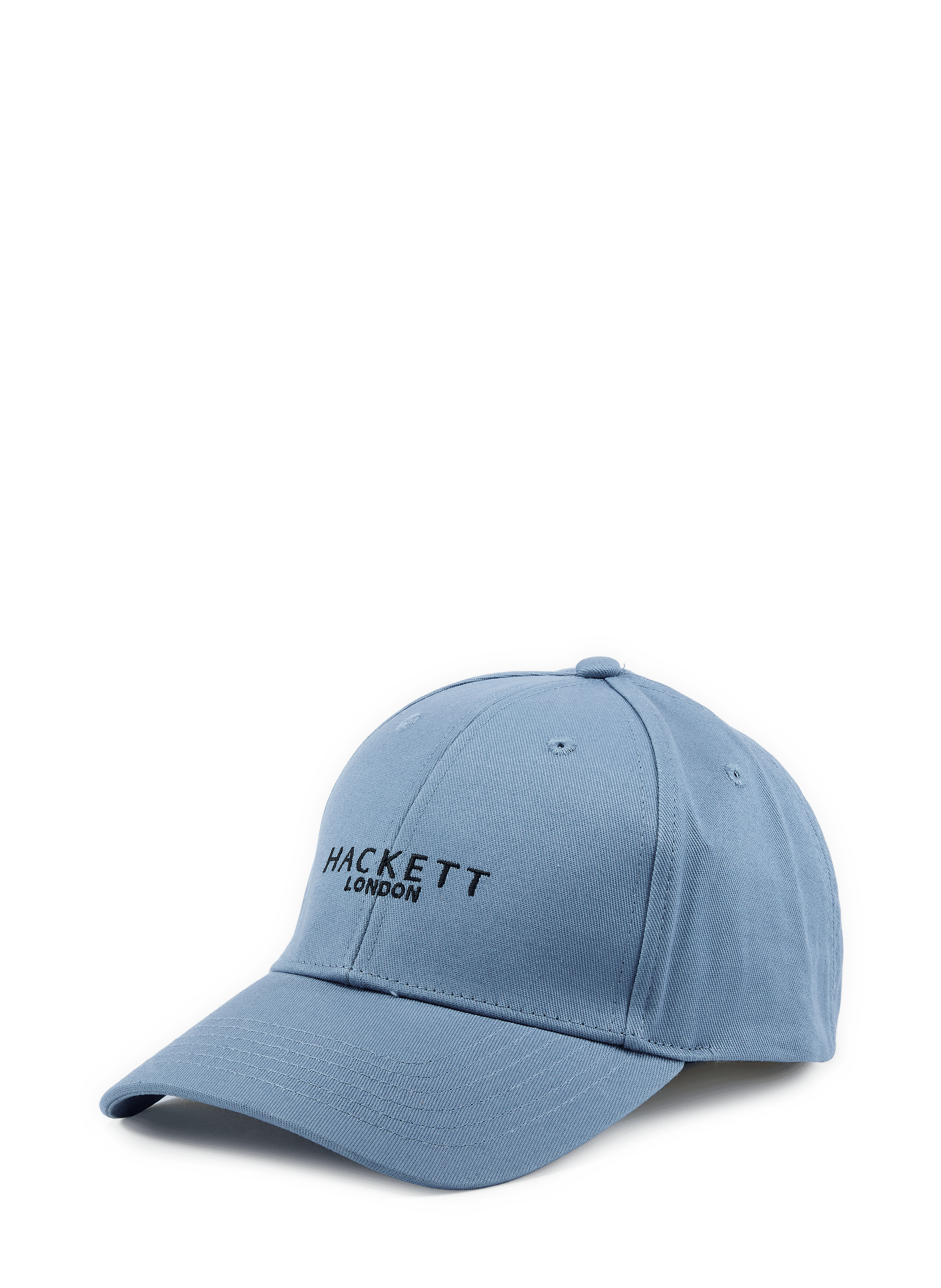 Embroidered brand cotton cap HACKETT Blue