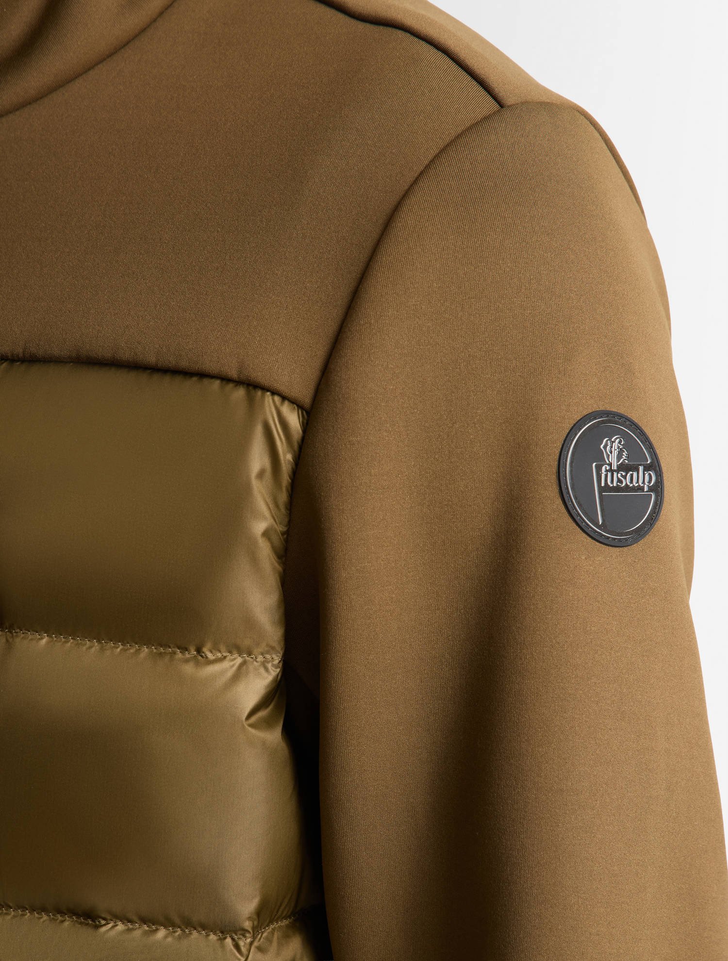 Doudoune mike col montant coupe regular FUSALP Marron