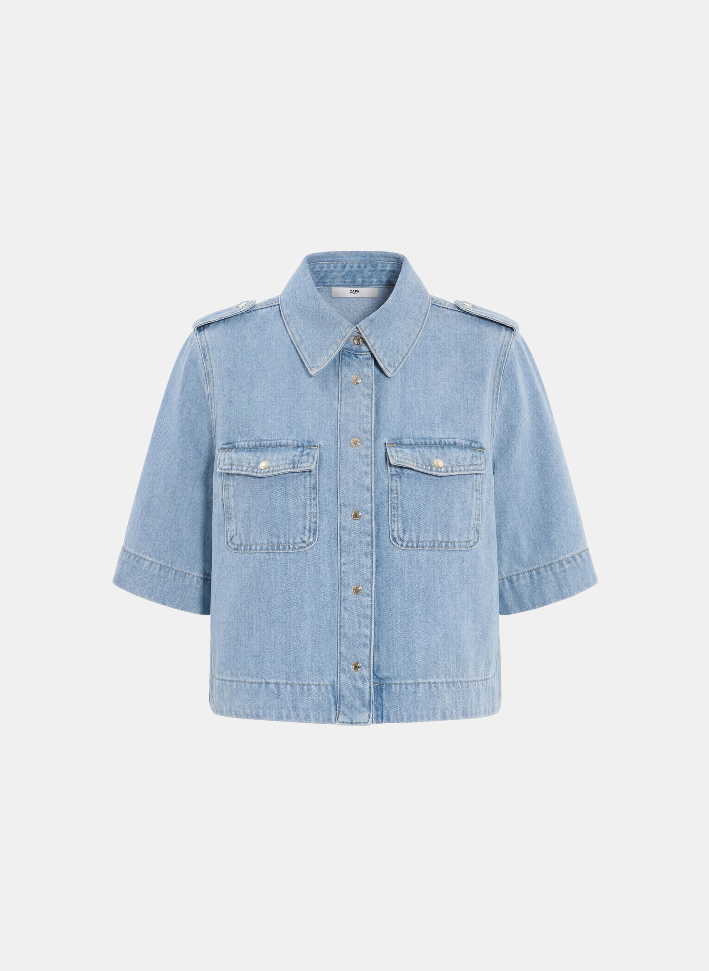 Chemise  celeste ZAPA Bleu