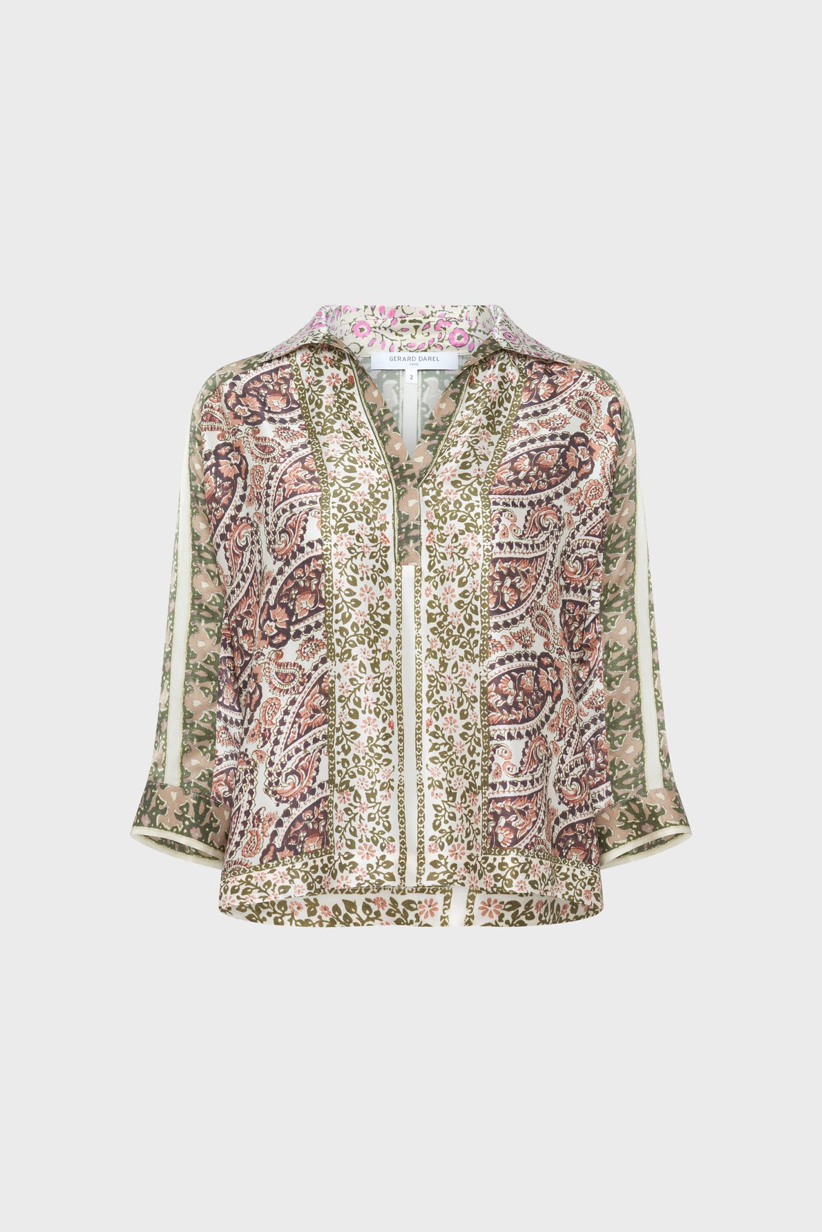 Chemise imprimée en soie - caurelie GERARD DAREL Multicolore