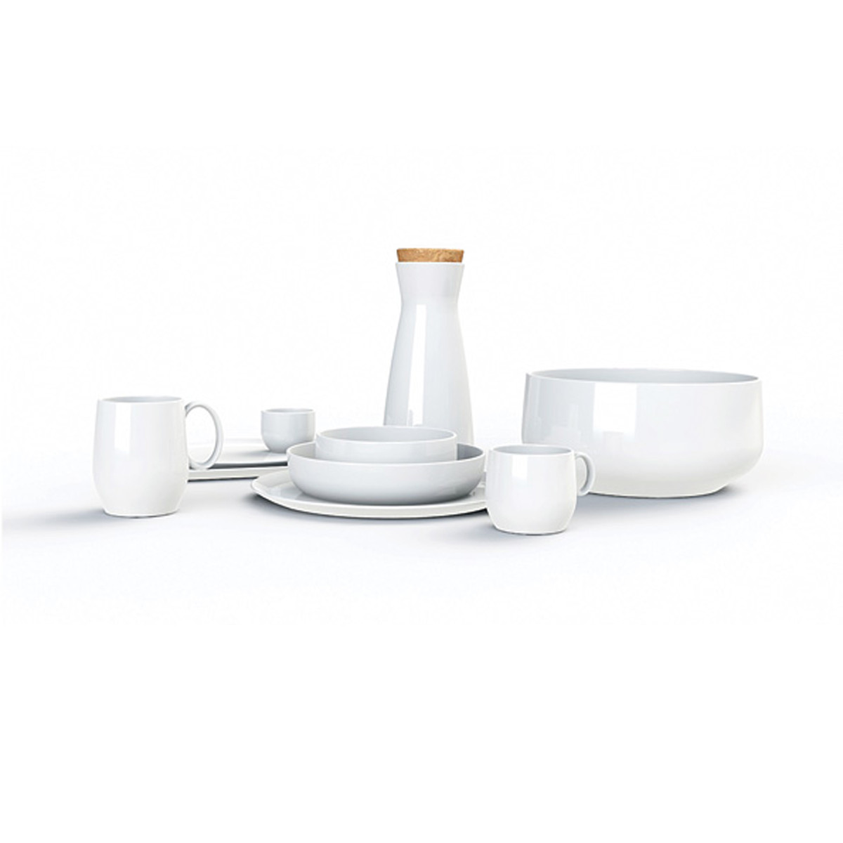 Yaka - bol déjeuner (lot de 6) MEDARD DE NOBLAT Blanc