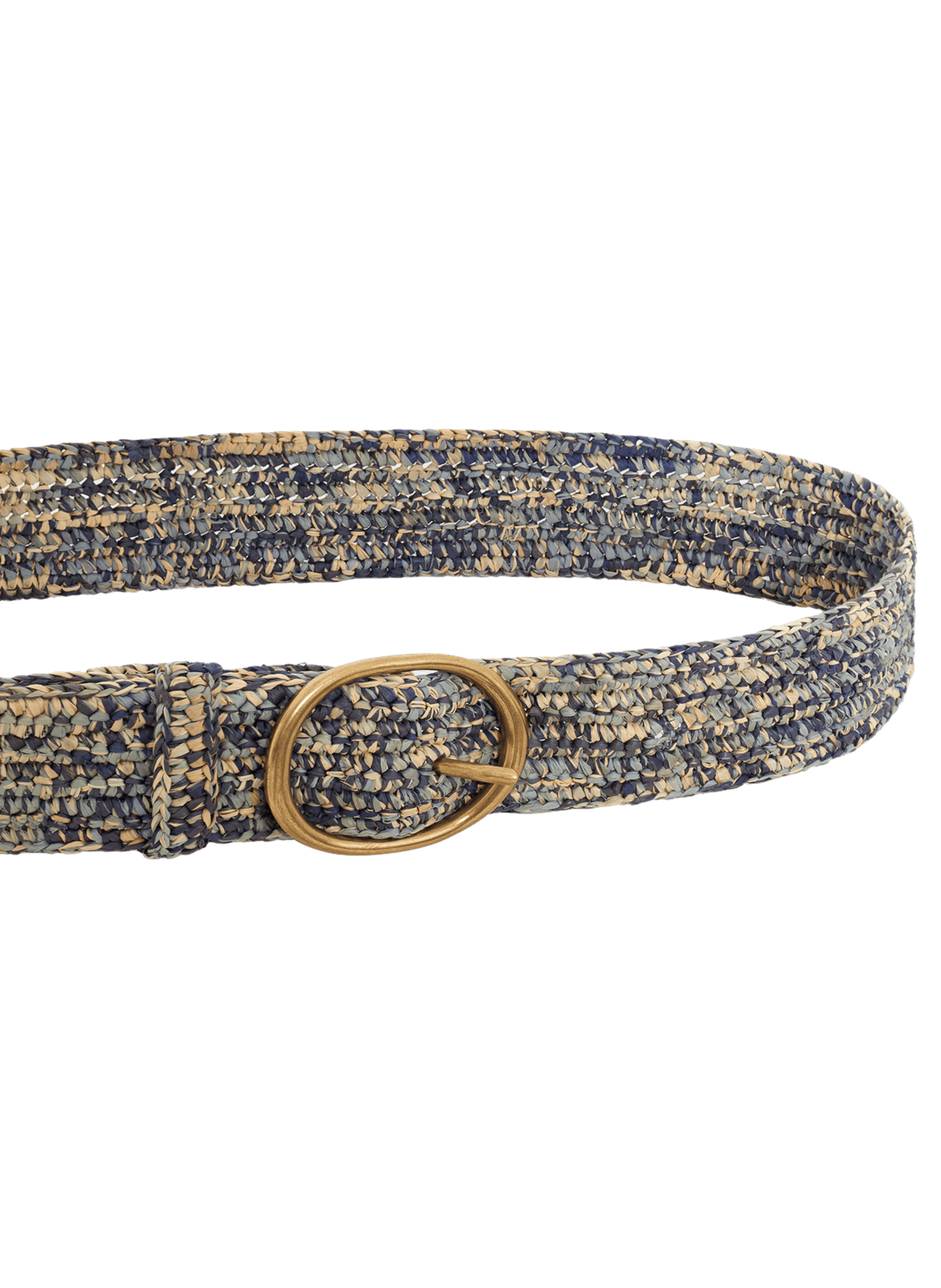 Ceinture en raphia - paloma PABLO Bleu