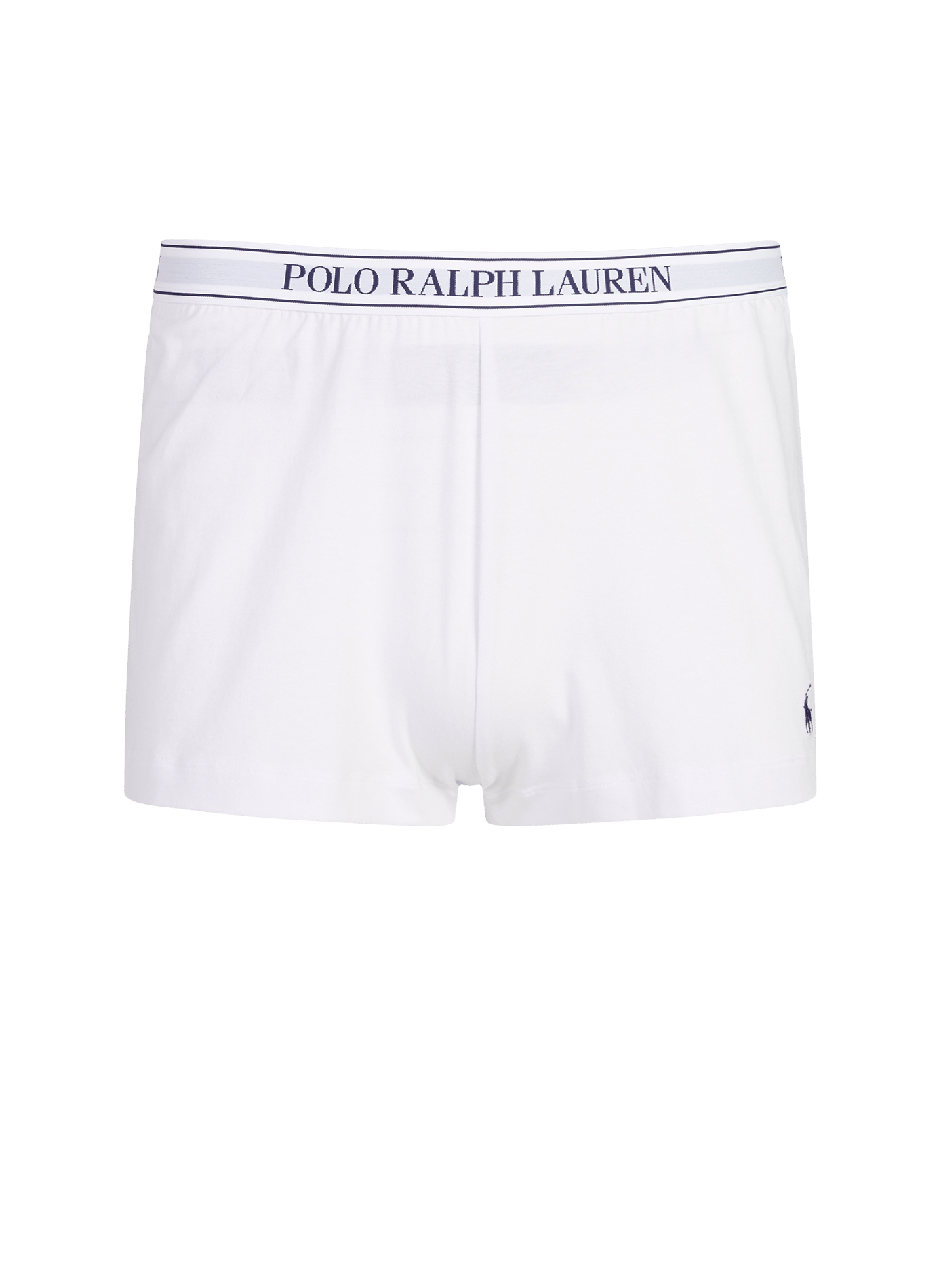Short de pyjama à logo en coton mélangé POLO RALPH LAUREN Blanc