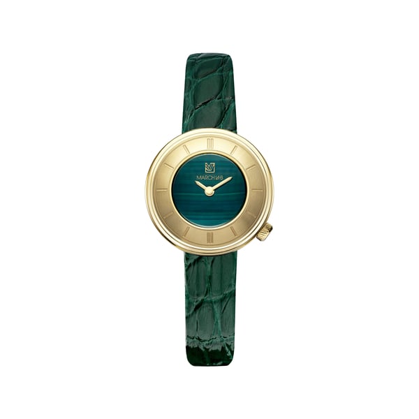 Montre quartz Lady Volante en cuir d'alligator Montre quartz Lady Volante en cuir d'alligator