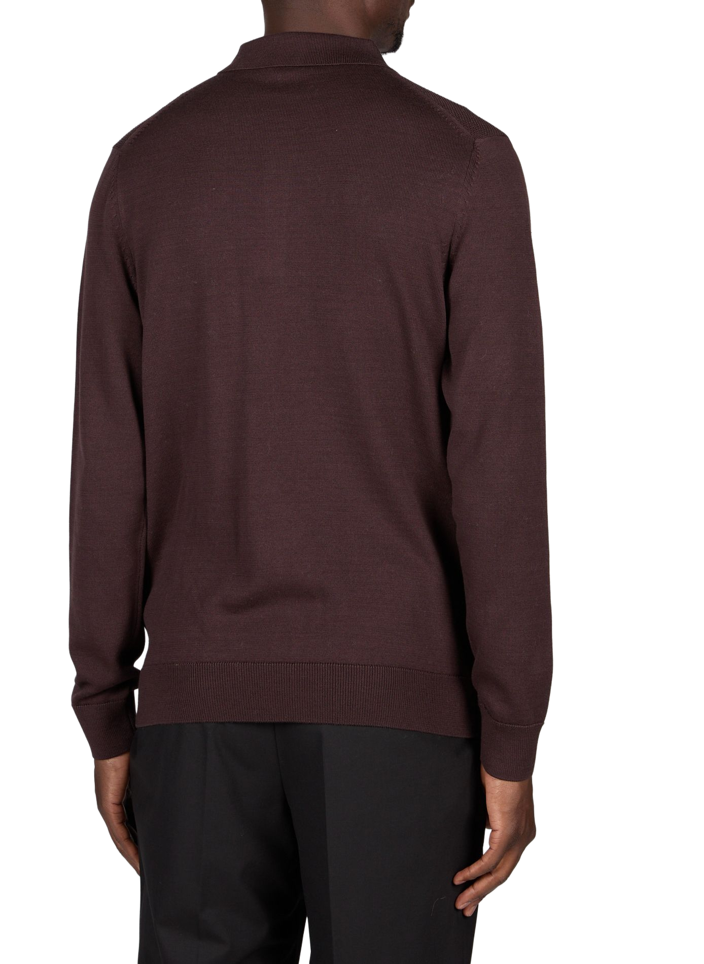 Gerader Baumwoll-Poloshirt STRELLSON Braun