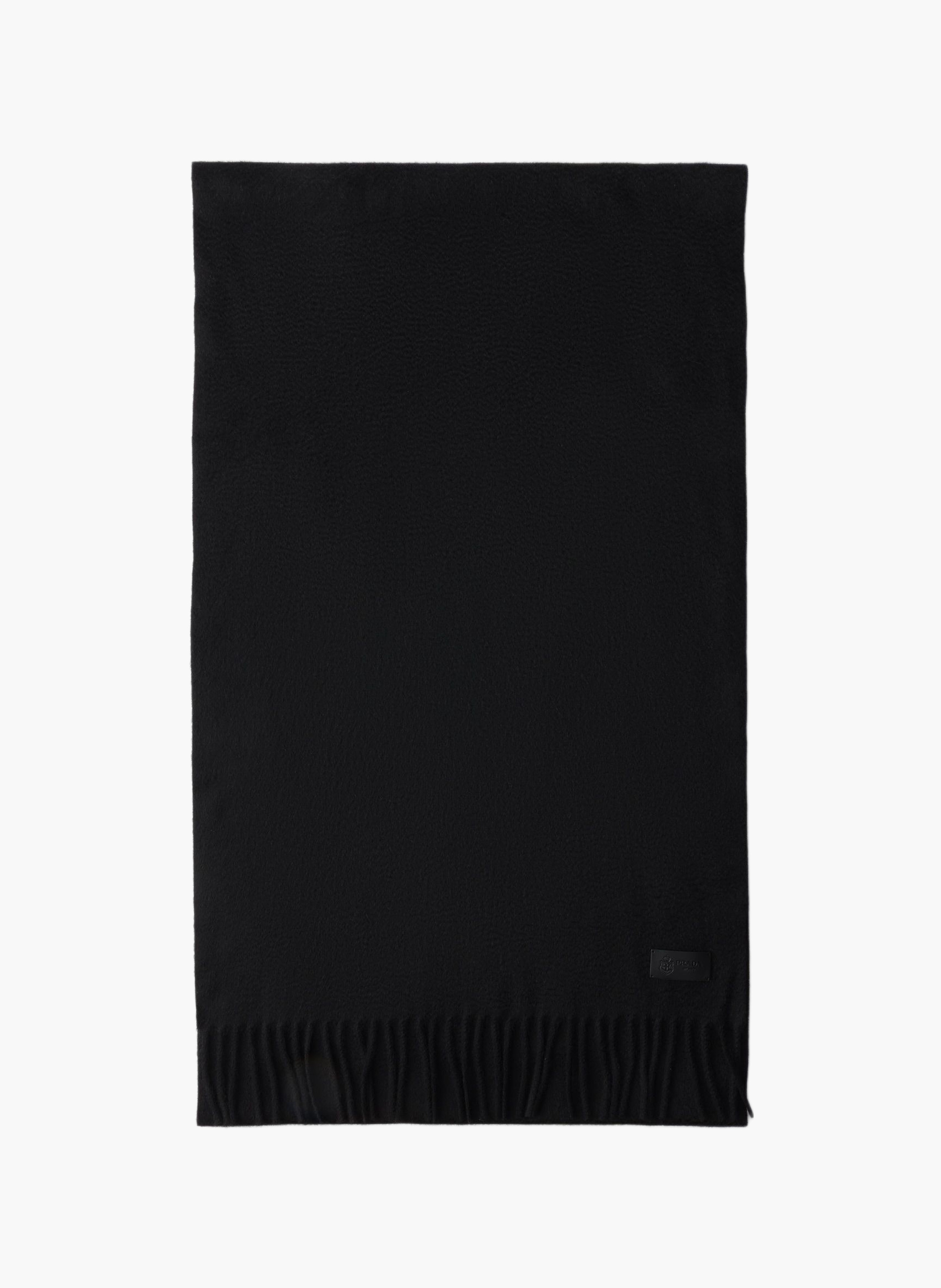 Écharpe en cachemire PRADA Noir