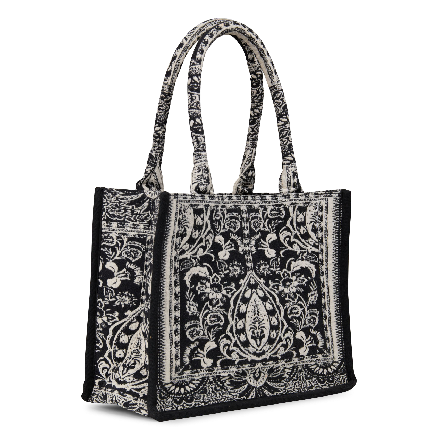 Jacquard shopper LA FEE MARABOUTEE Zwart