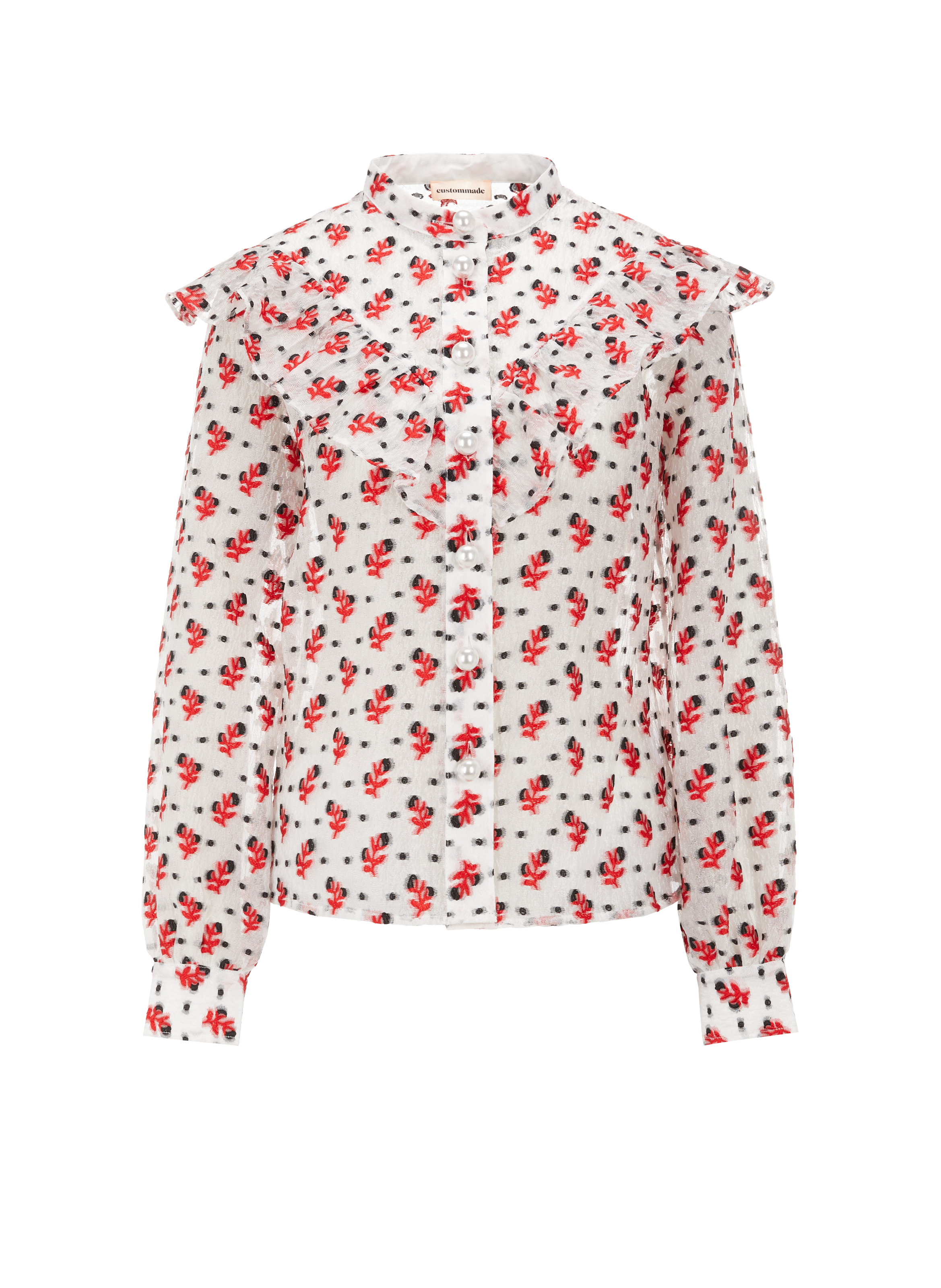 Chemise Flodil brodée