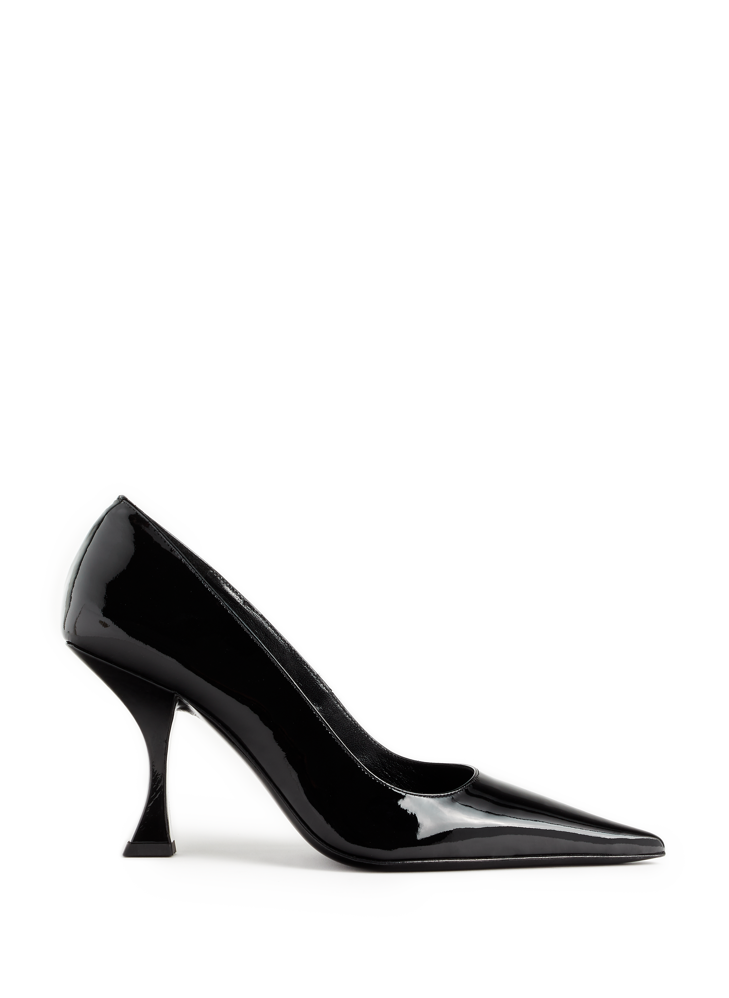 BY FAR Escarpins en cuir verni Noir
