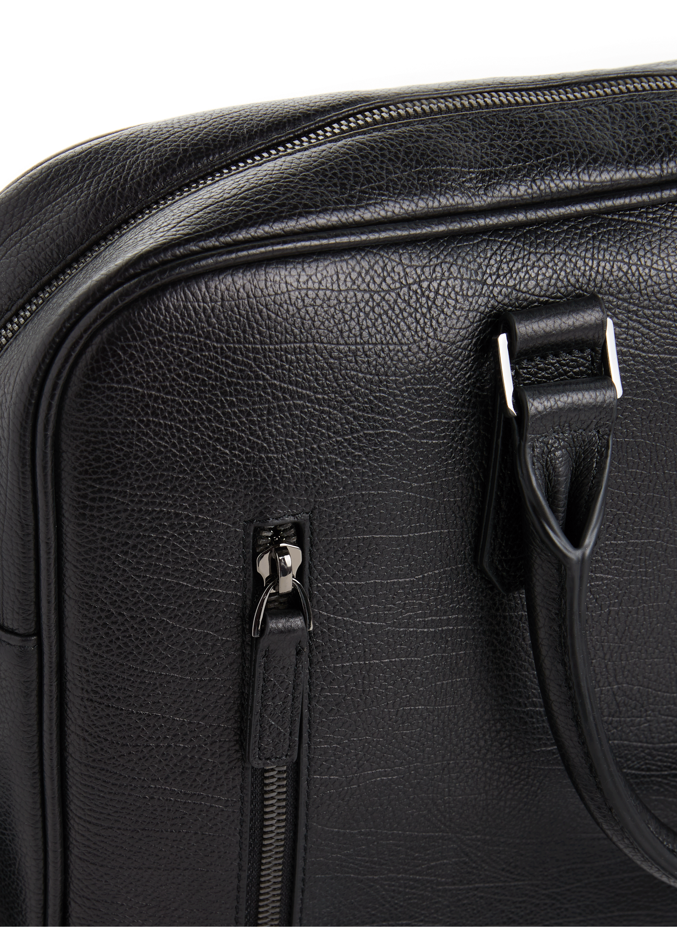 Leather briefcase SAISON 1865 Black