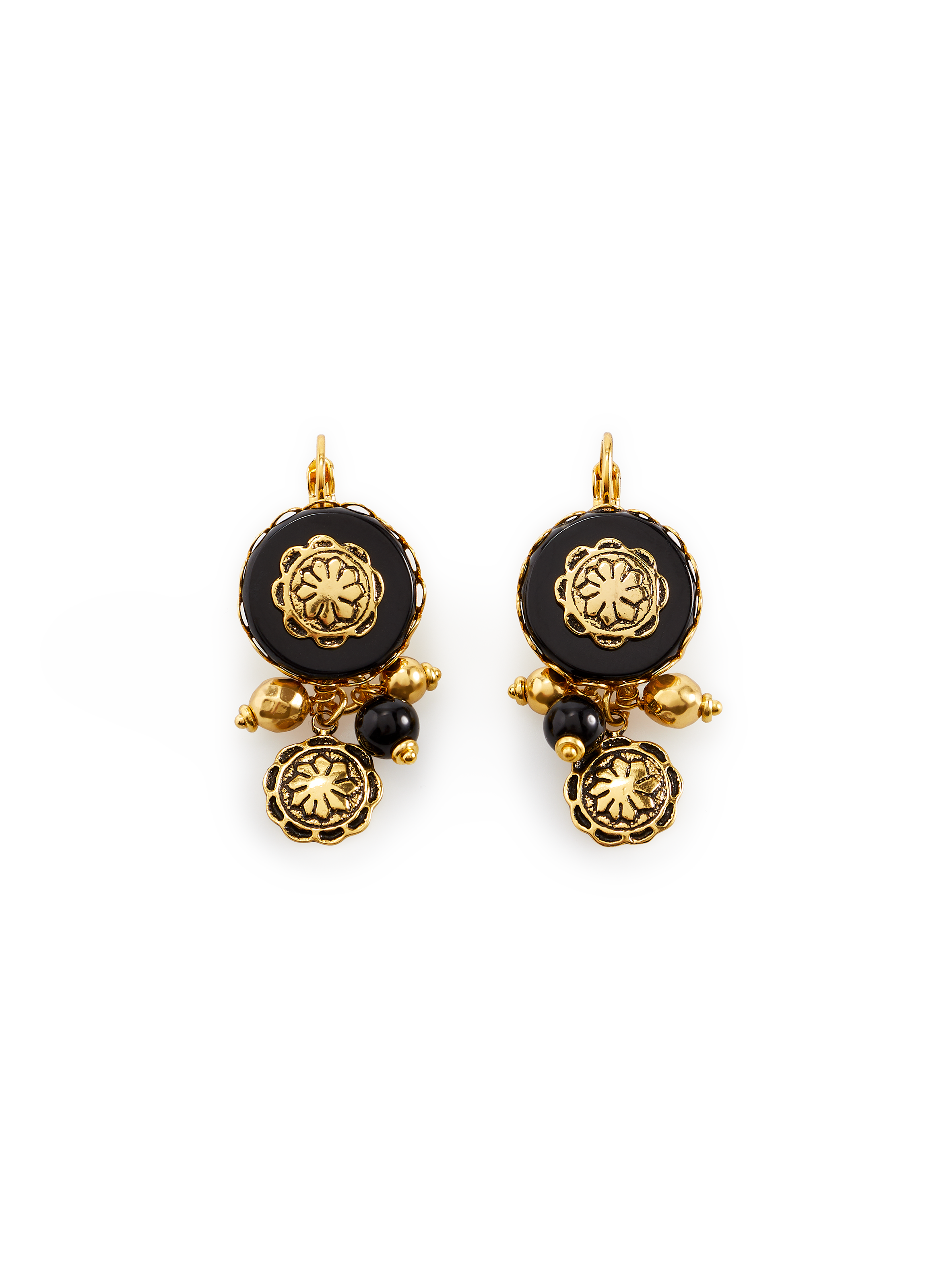 RÉMINISCENCE Charm earrings Golden