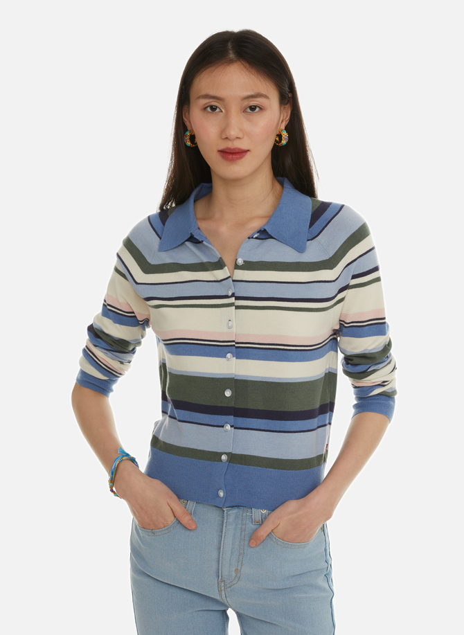 Striped sweater with LEVI'S buttons