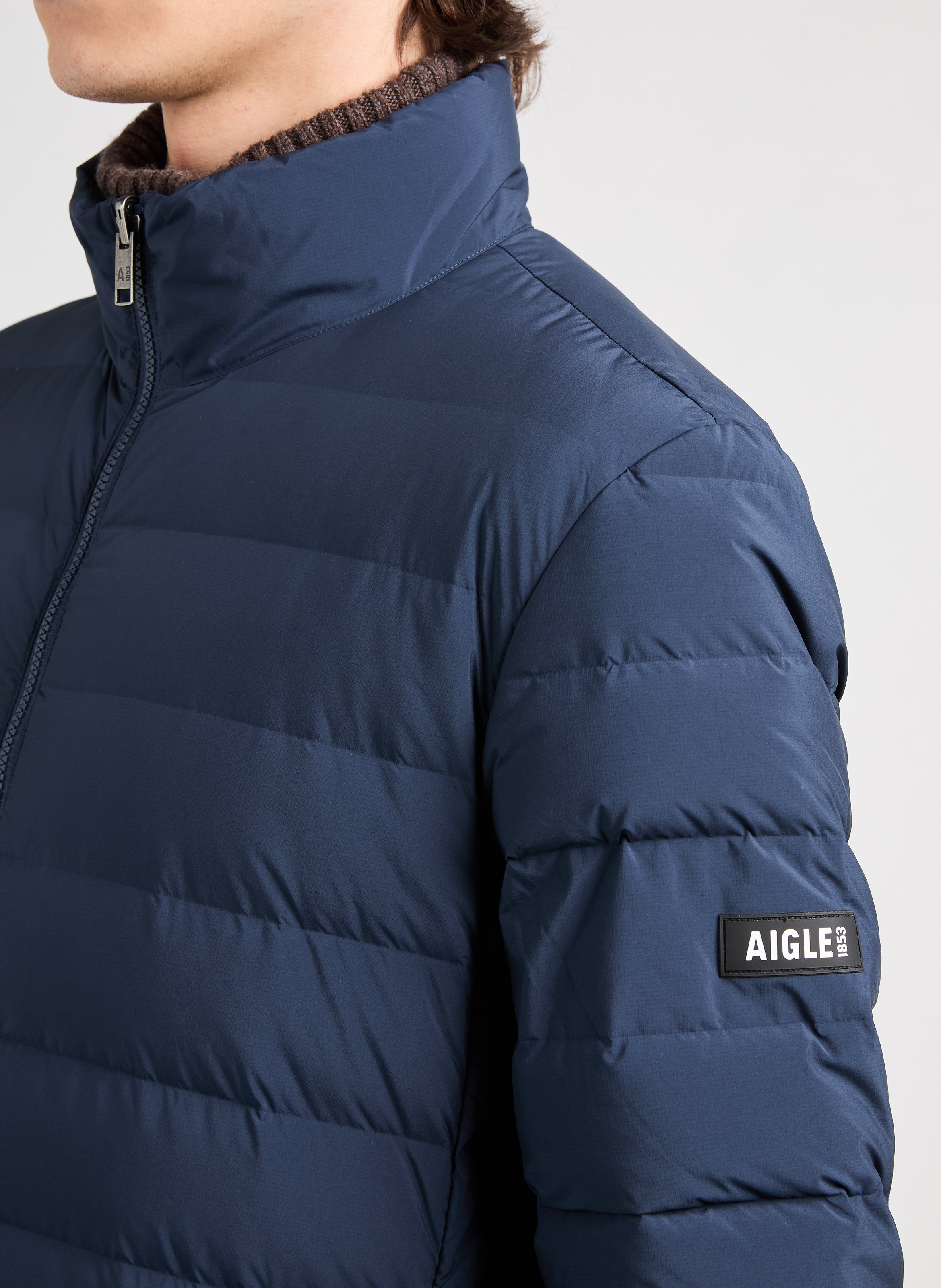 Piumino trapuntato con colletto alto AIGLE Blu