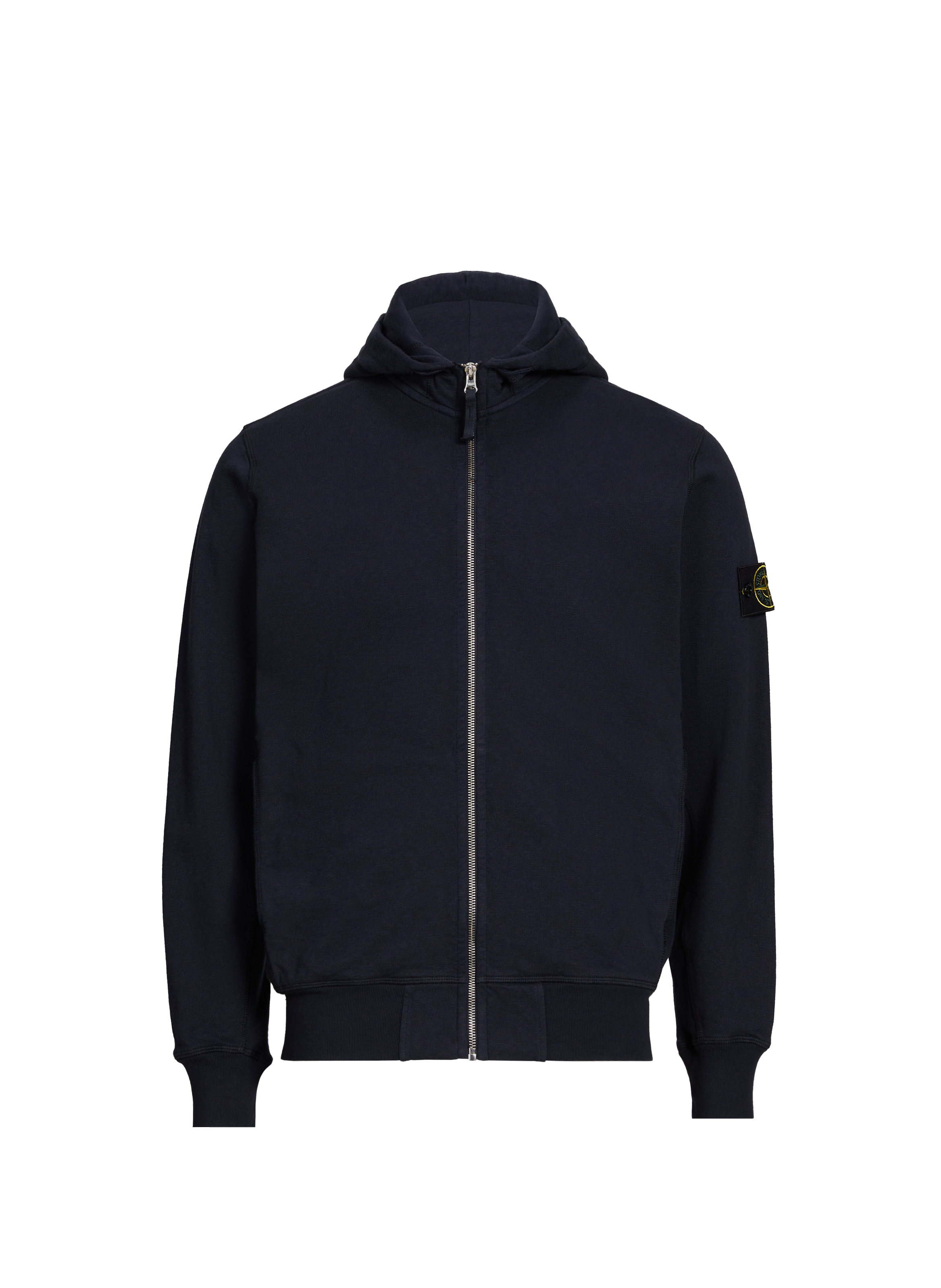 Cotton zip-up hoodie  STONE ISLAND Blue