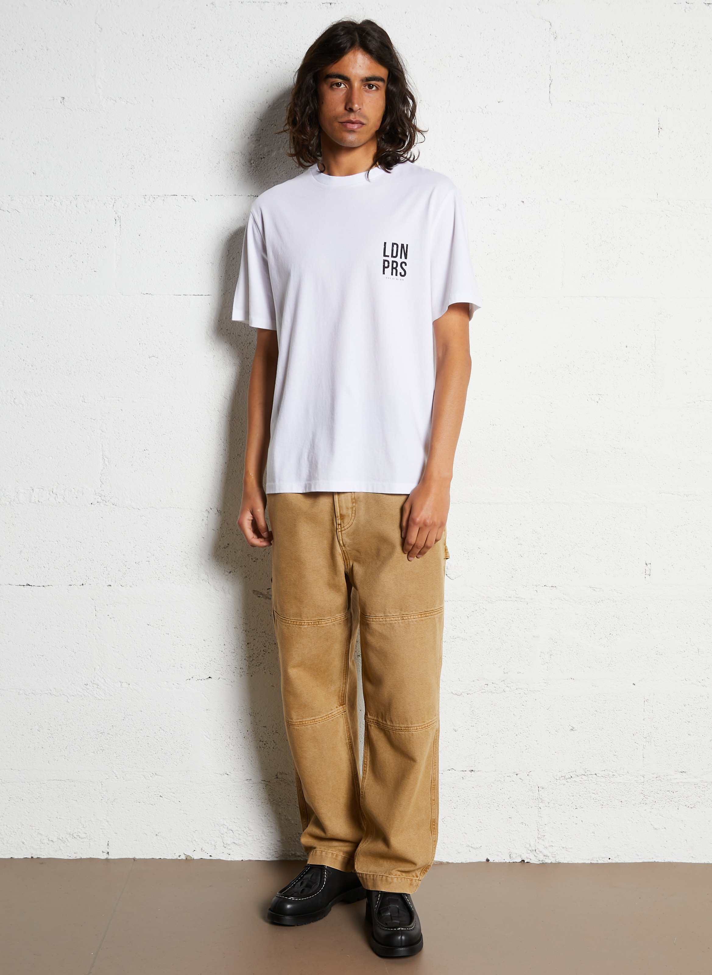 Tee-shirt droit maxi visuel dos IKKS Blanc