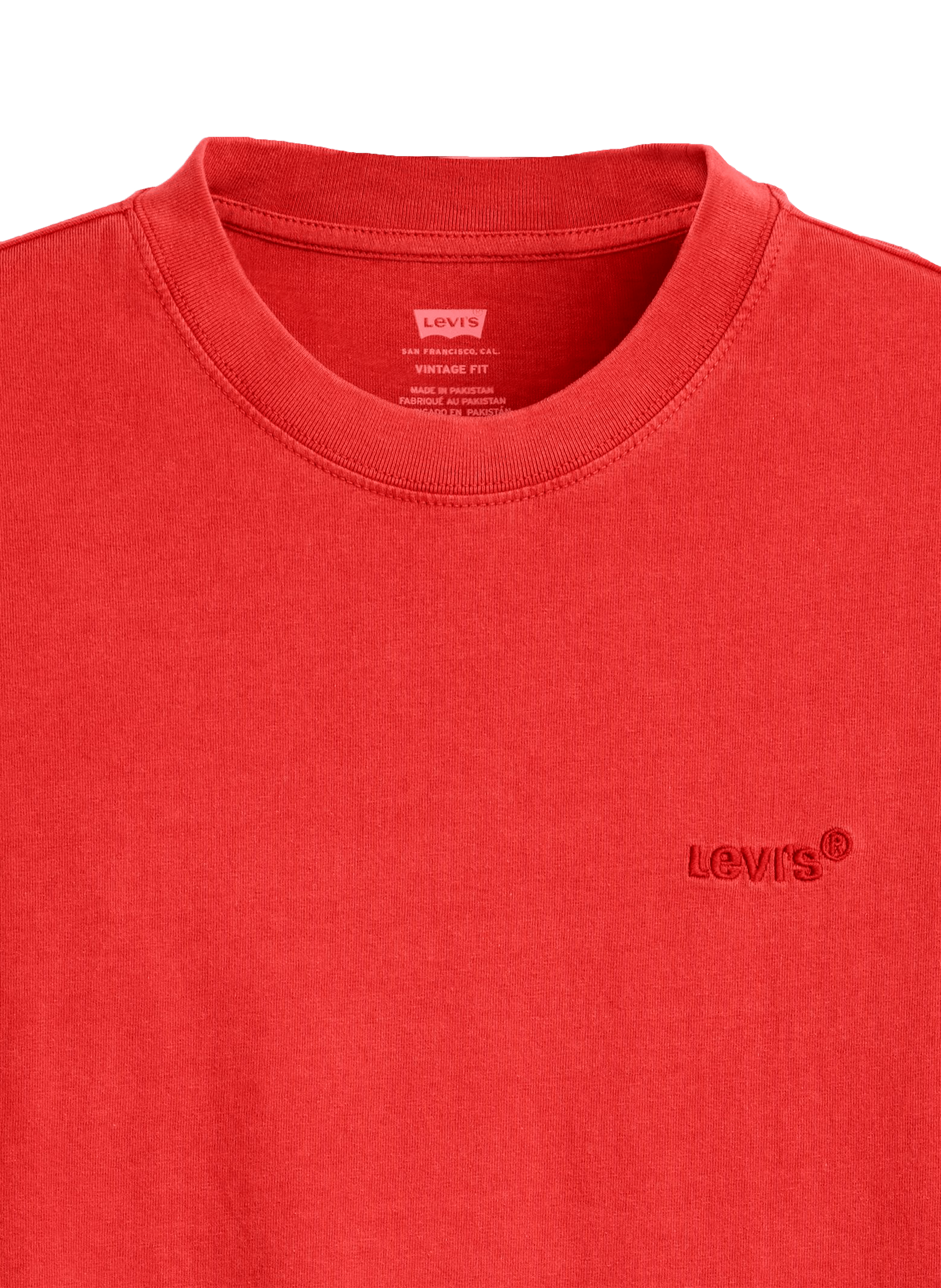 T-shirt en coton LEVI'S Rouge