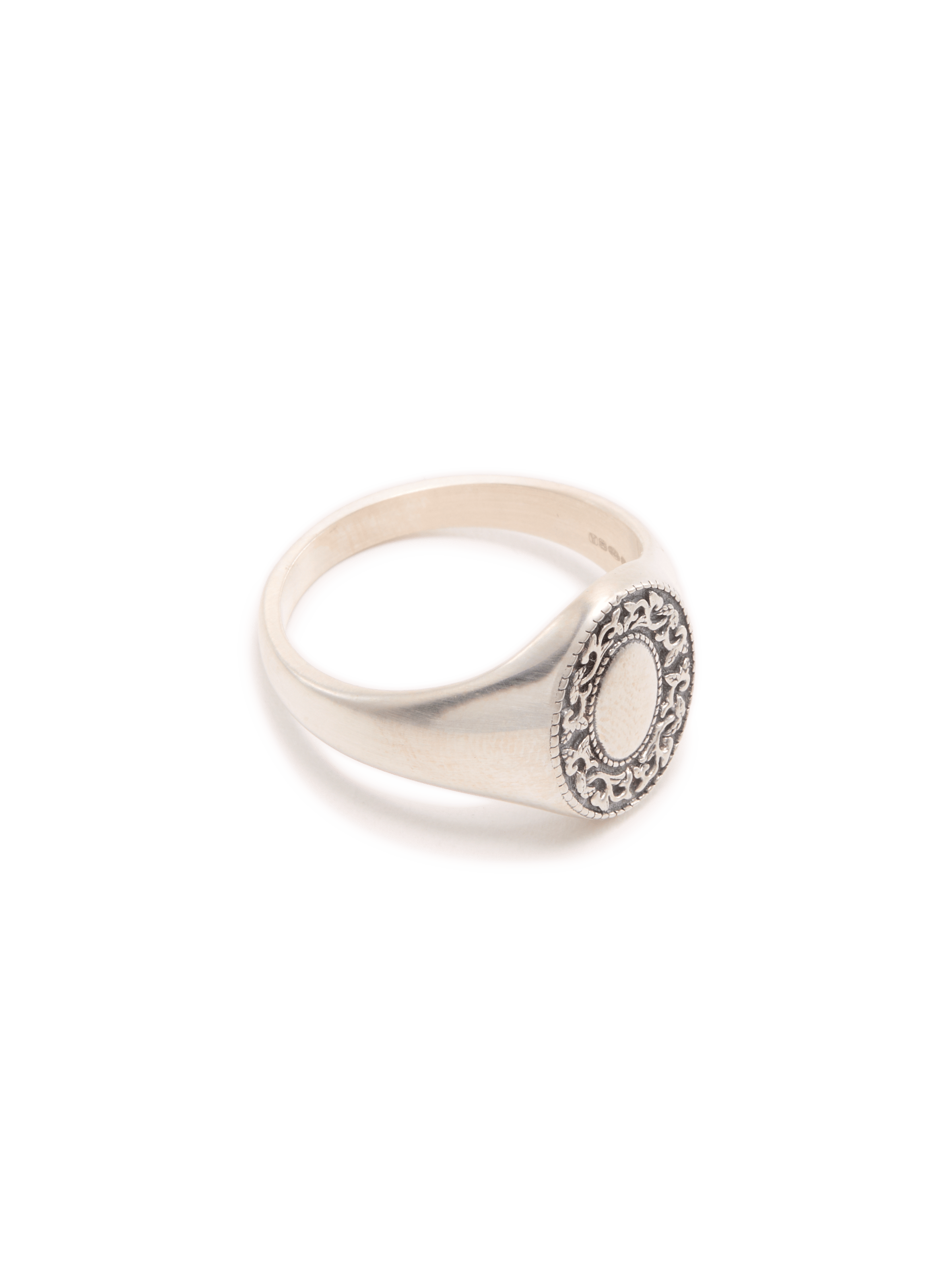 Silver Saloon Ring SERGE DENIMES Silver