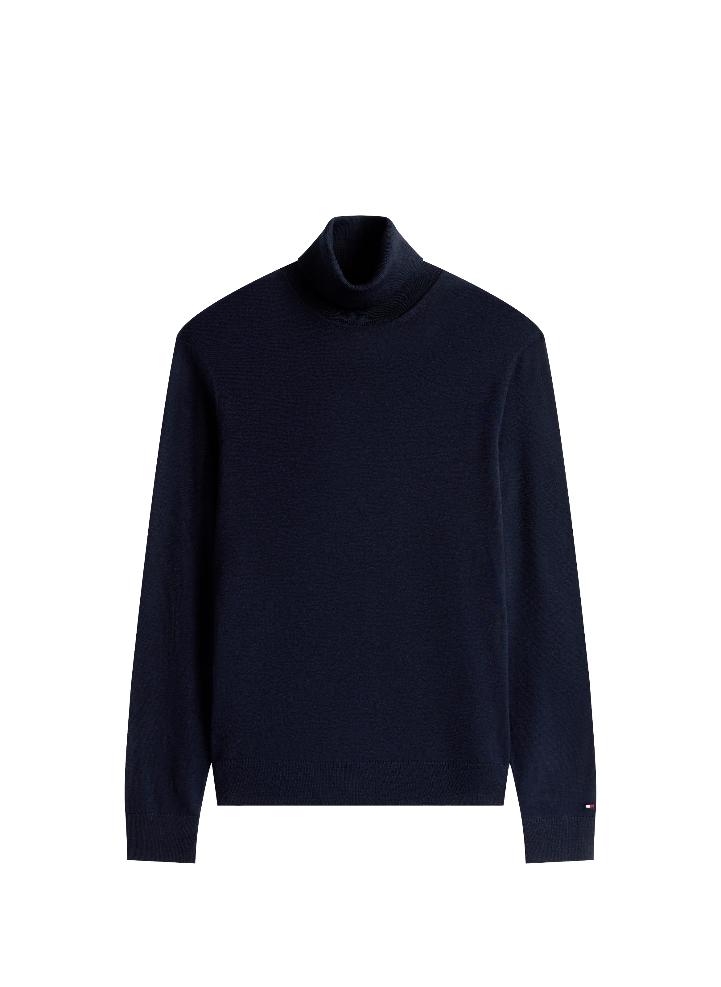 Roll-neck wool Jumper  Blue
