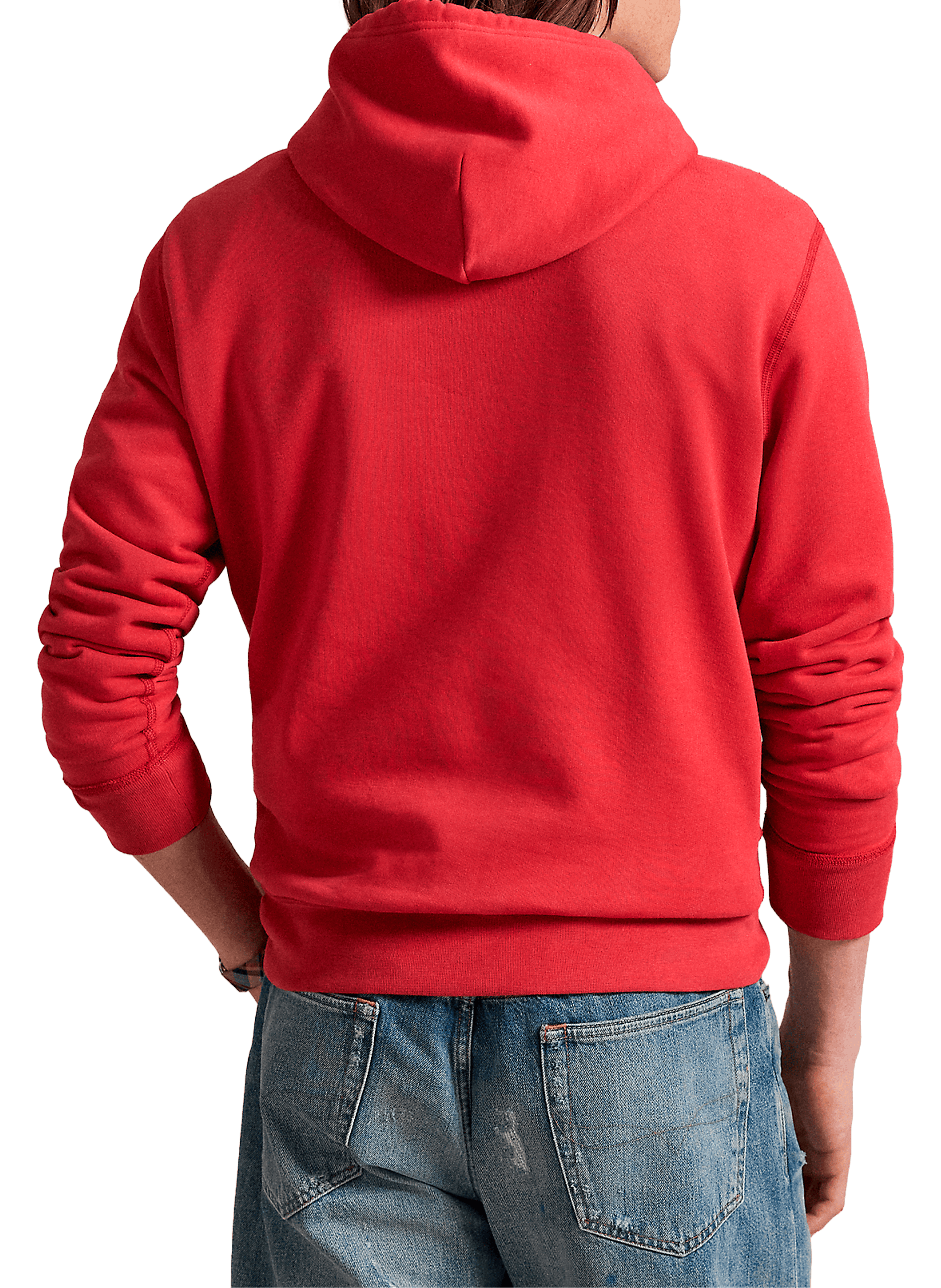 Hoodie en coton POLO RALPH LAUREN Rouge