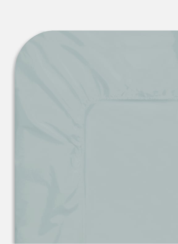 Drap housse en percale de coton Kaki by AU PRINTEMPS PARIS AU PRINTEMPS PARIS Drap housse en percale de coton Kaki