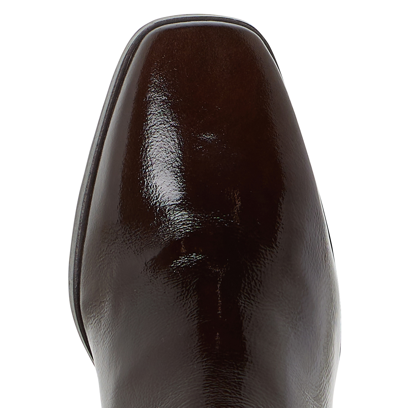 Bottines à talons  en cuir n°664 RIVECOUR Marron