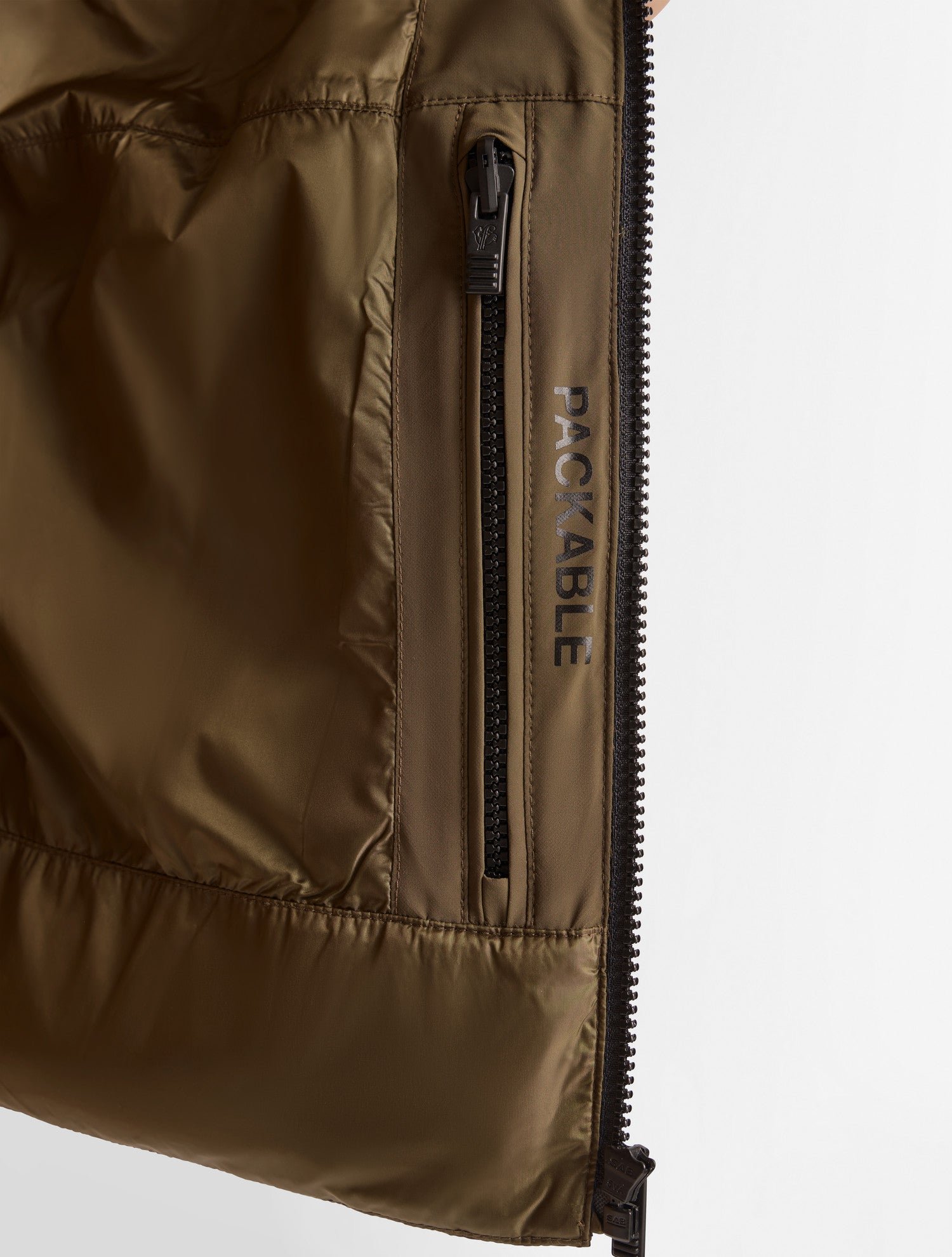 Doudoune sans manches gorvone col montant coupe regular FUSALP Marron