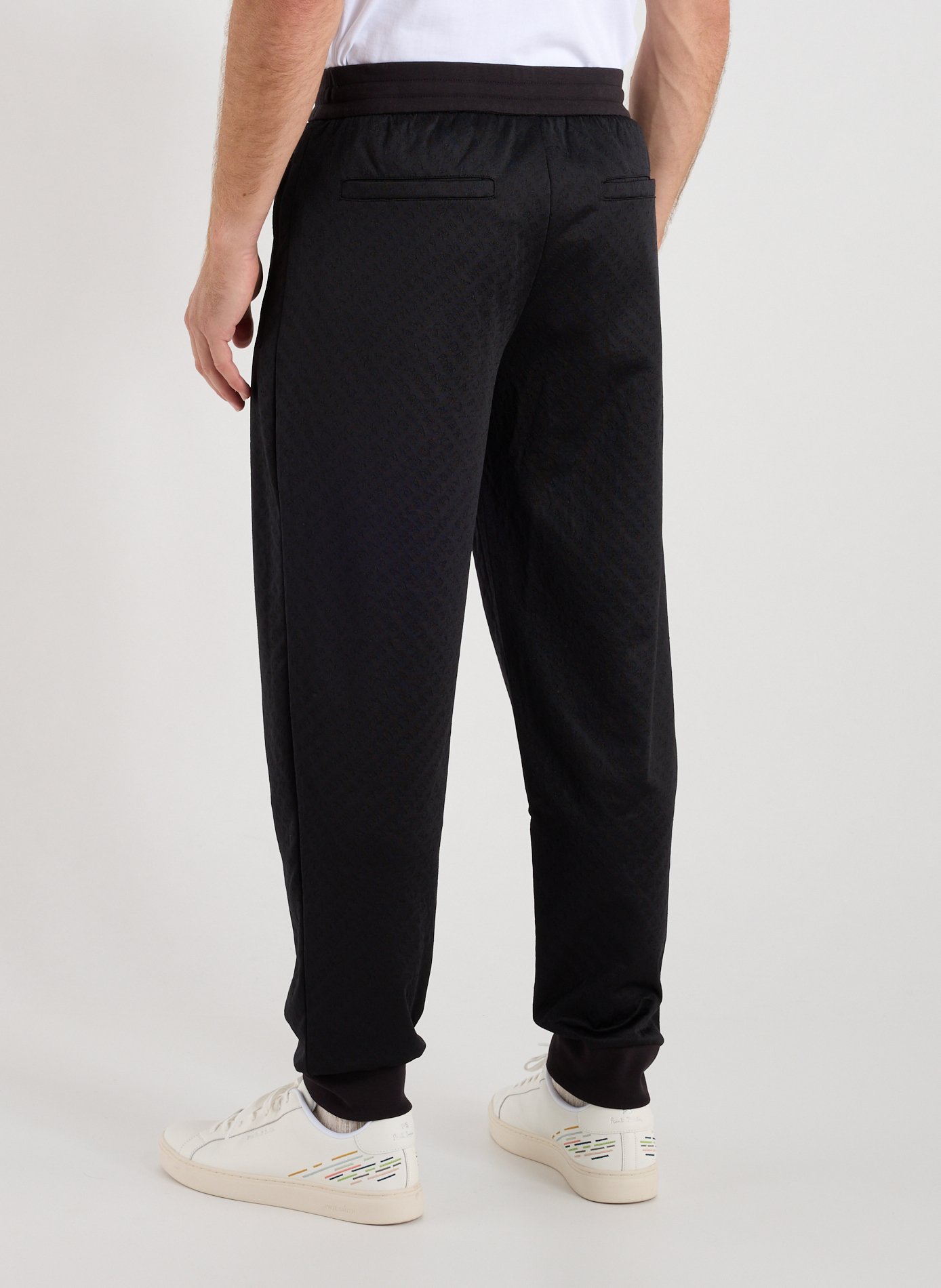 All-over screen-printed pants ARMANI EXCHANGE Black