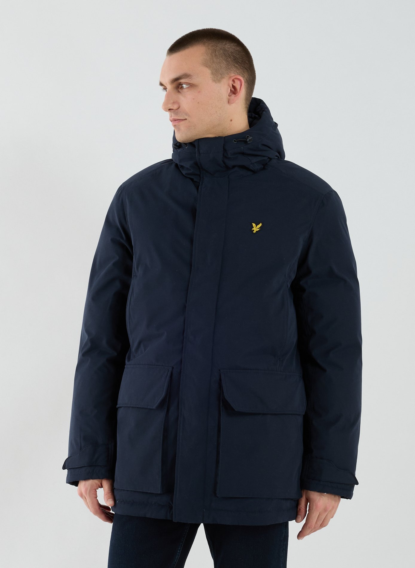 Hooded jacket LYLE & SCOTT Blue