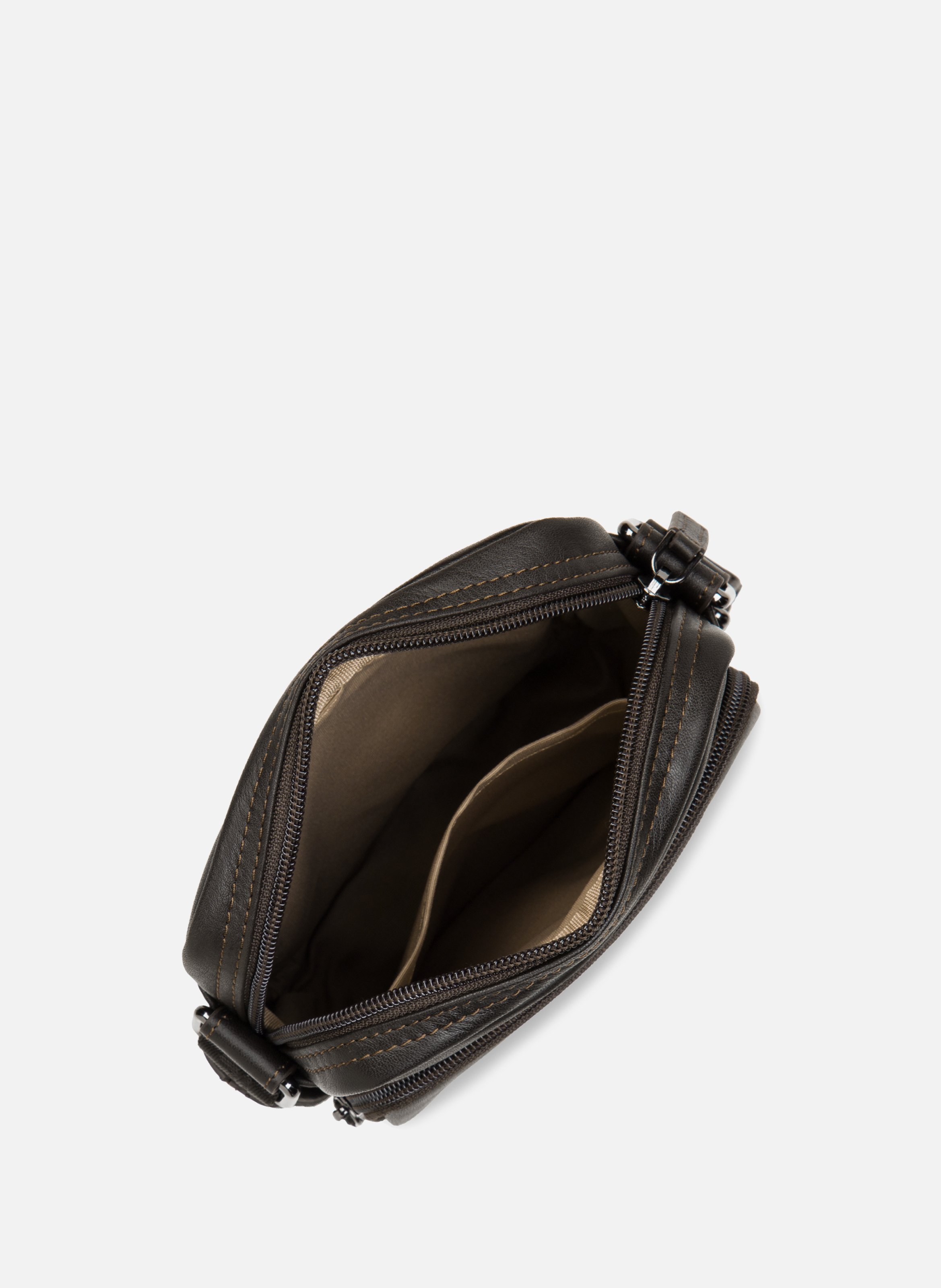 Petit sacoche - soft vintage LANCASTER Marron