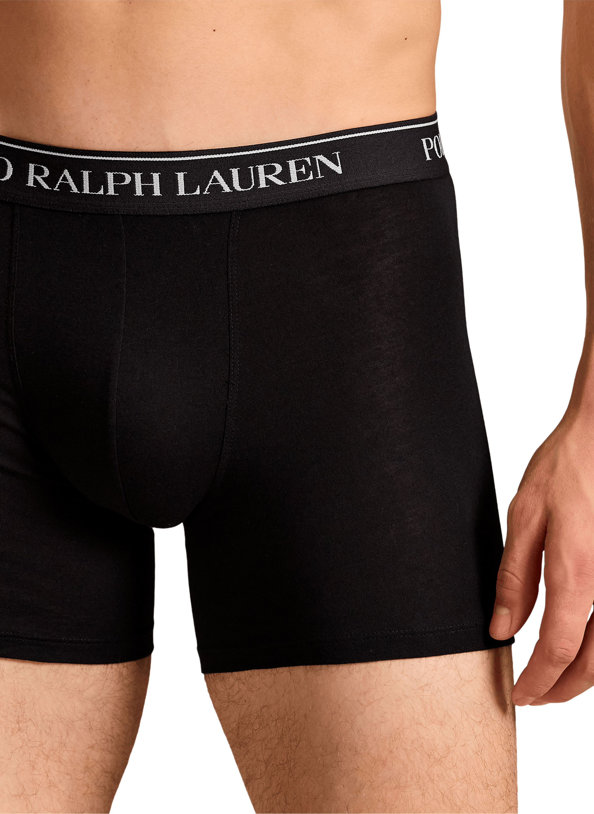 Pack of three cotton boxers POLO RALPH LAUREN Black