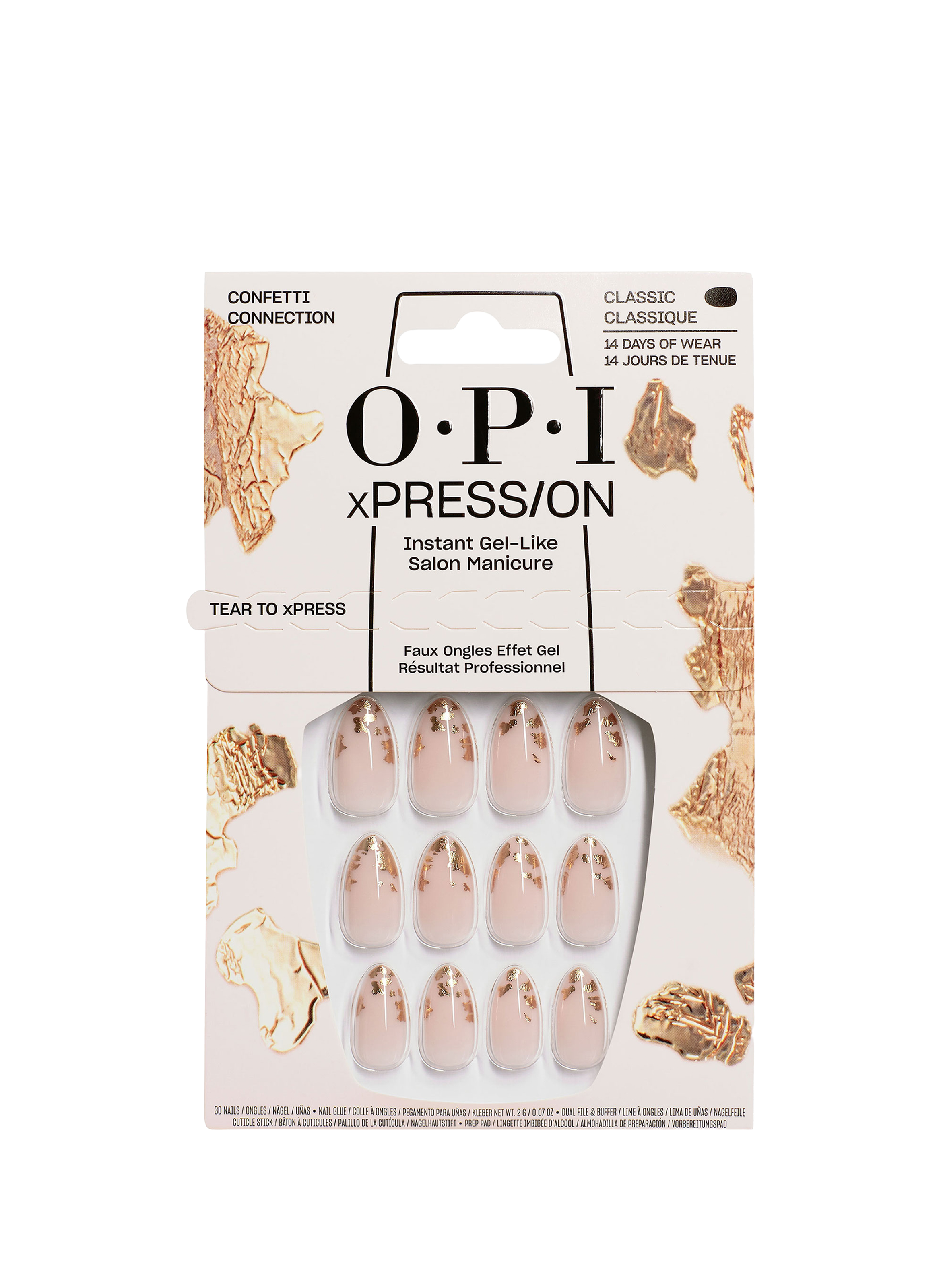 OPI Confetti Connection - xPRESS/ON Rose clair