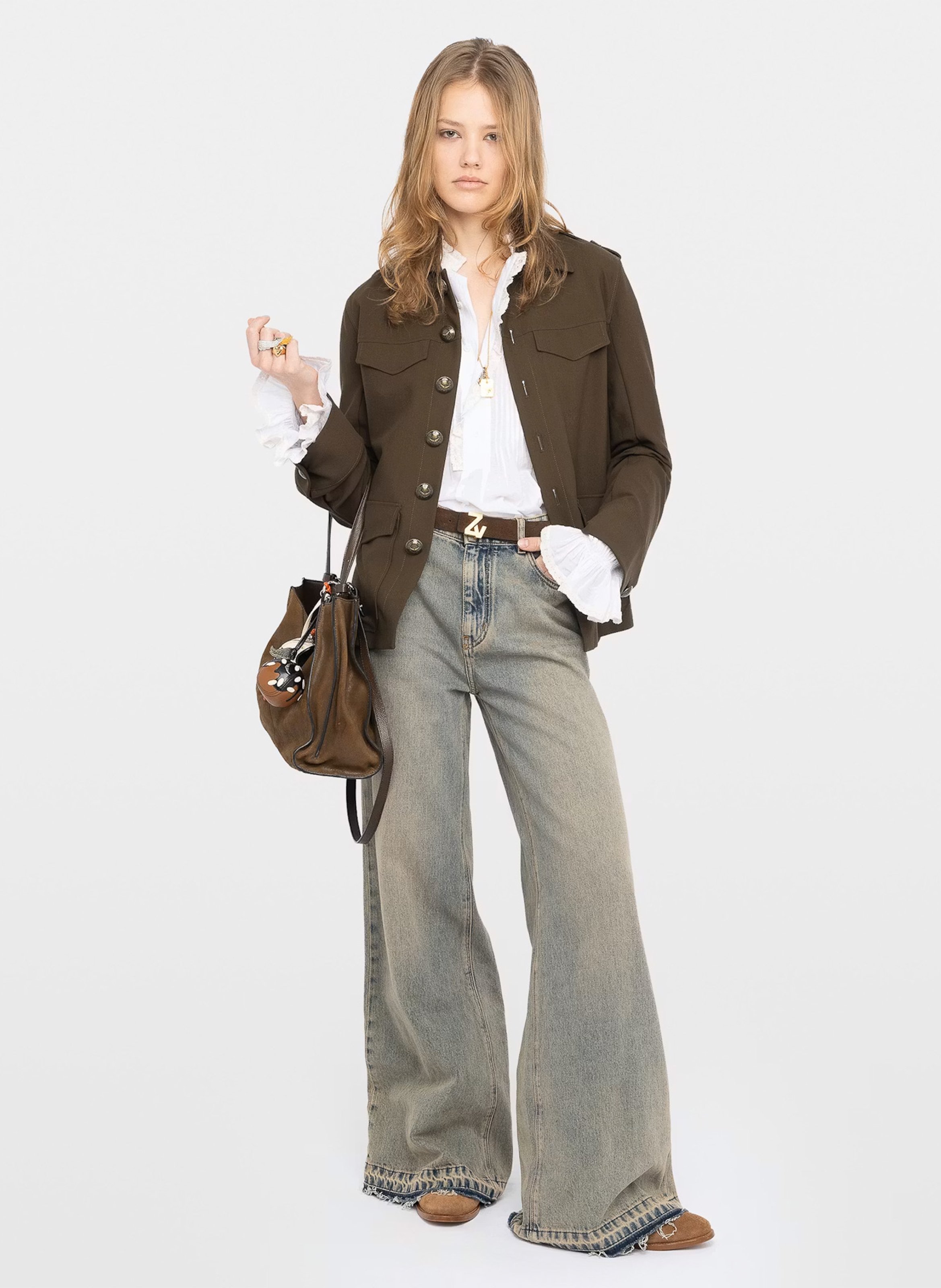 Veste tailleur col classique Veraman ZADIG&VOLTAIRE Vert