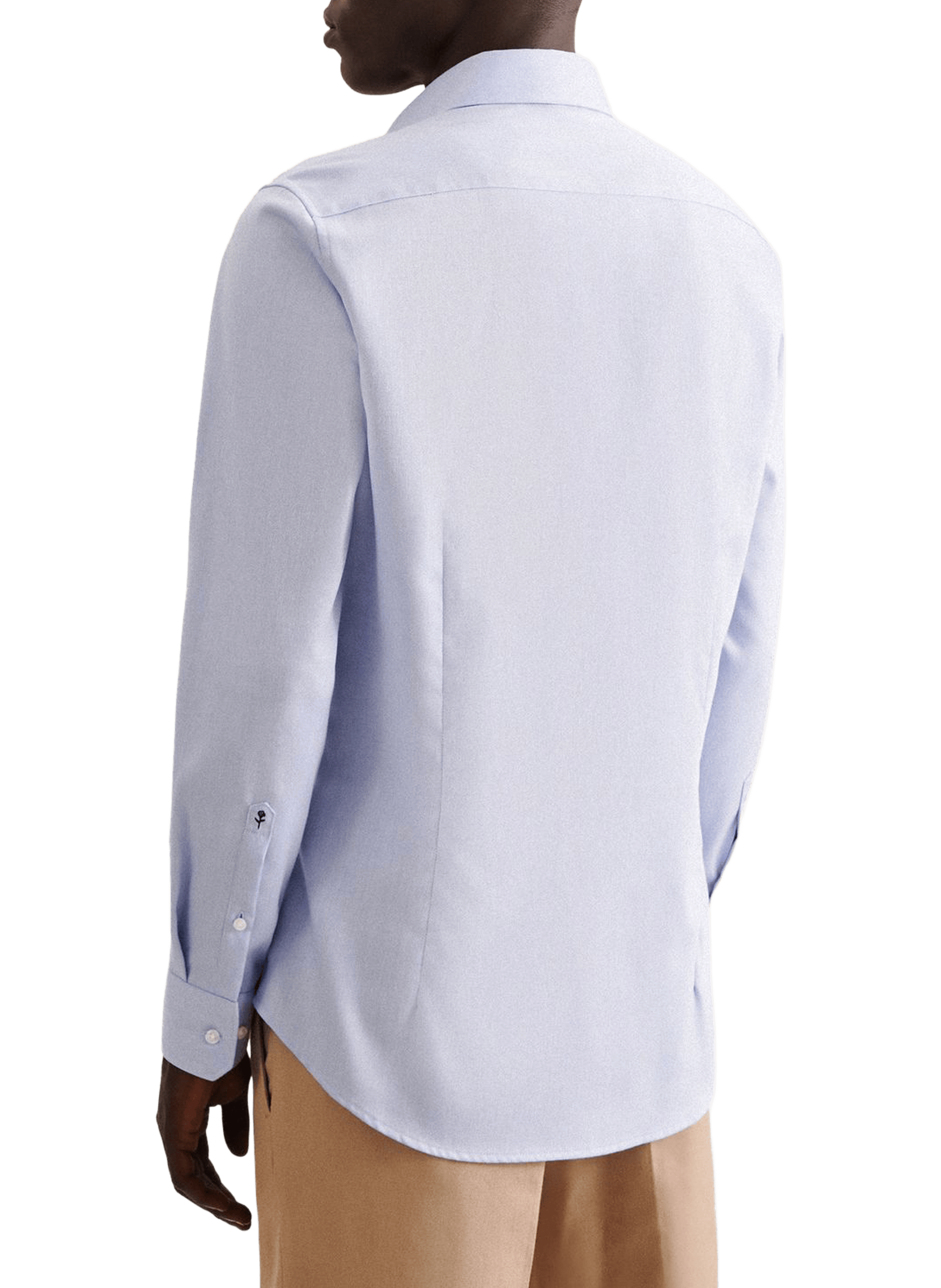 Chemise slim en coton SEIDENSTICKER Bleu
