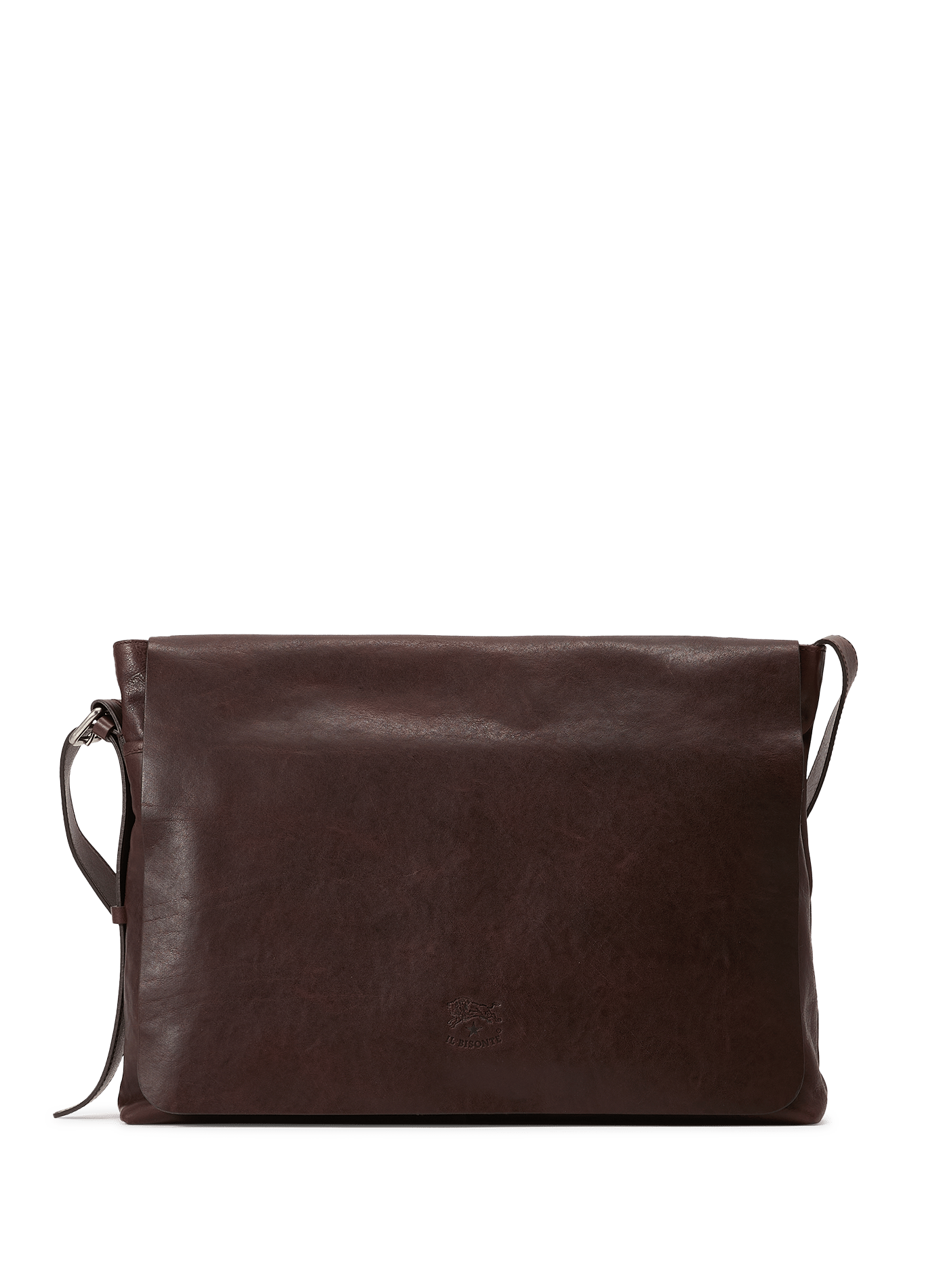 Besace Brolio en cuir IL BISONTE Marron