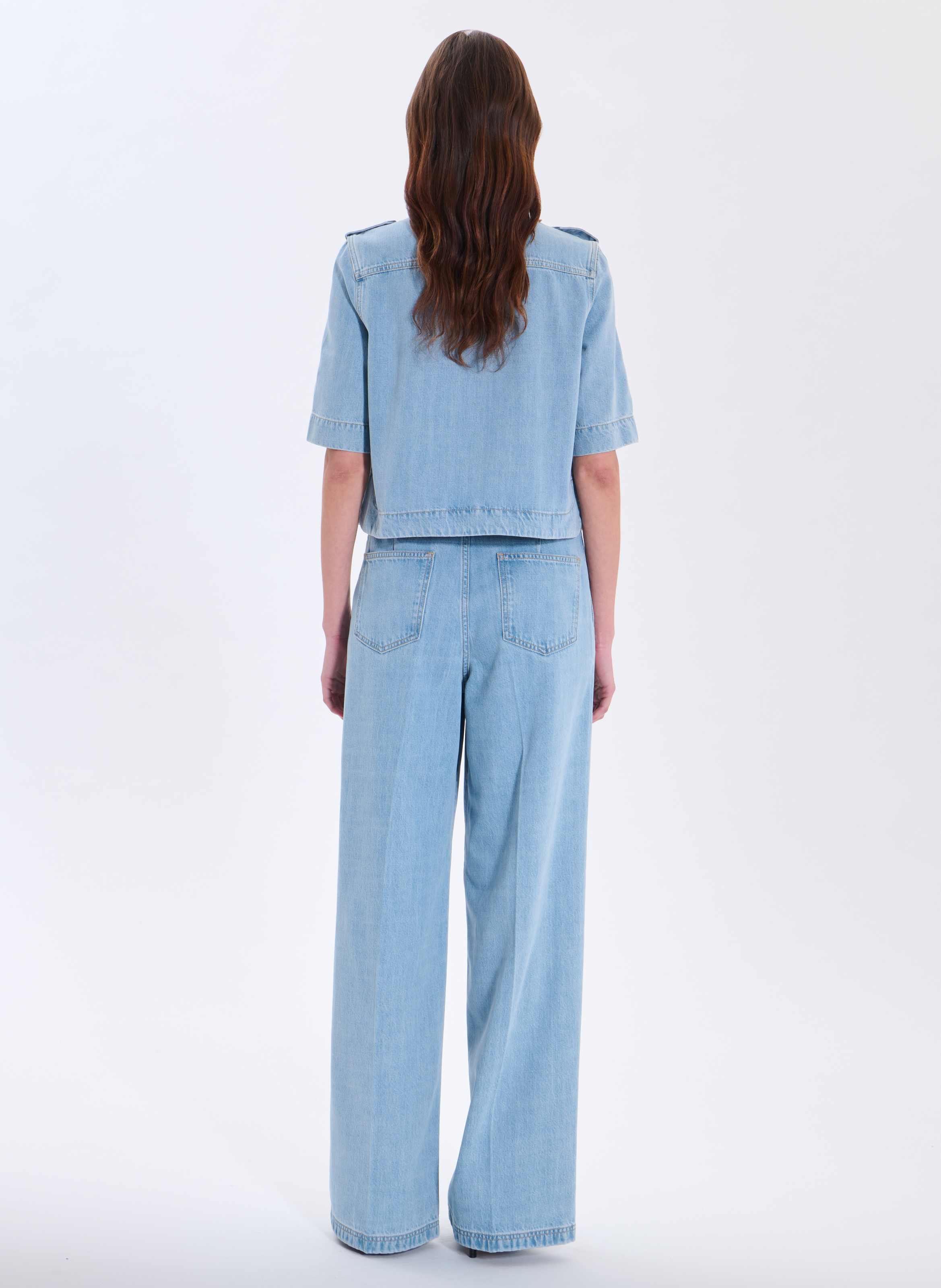 Chemise  celeste ZAPA Bleu