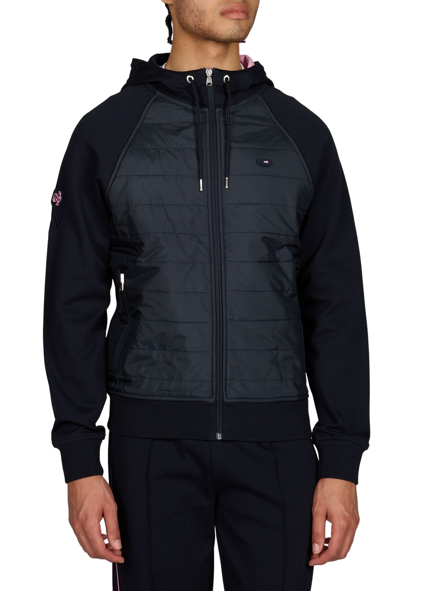 Sweatshirt bi-matière EDEN PARK Bleu