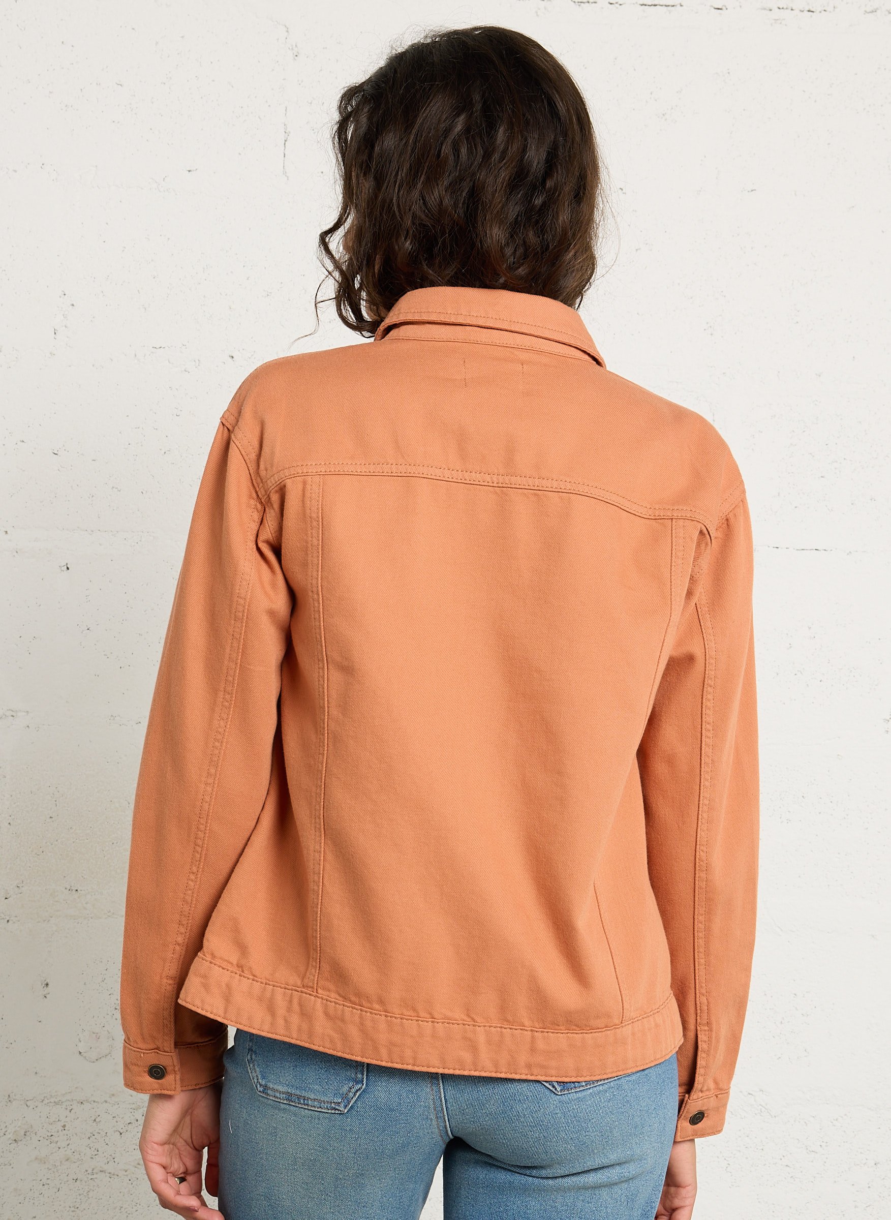 Veste courte droite boutonnée dixie MAISON 123 Rouge