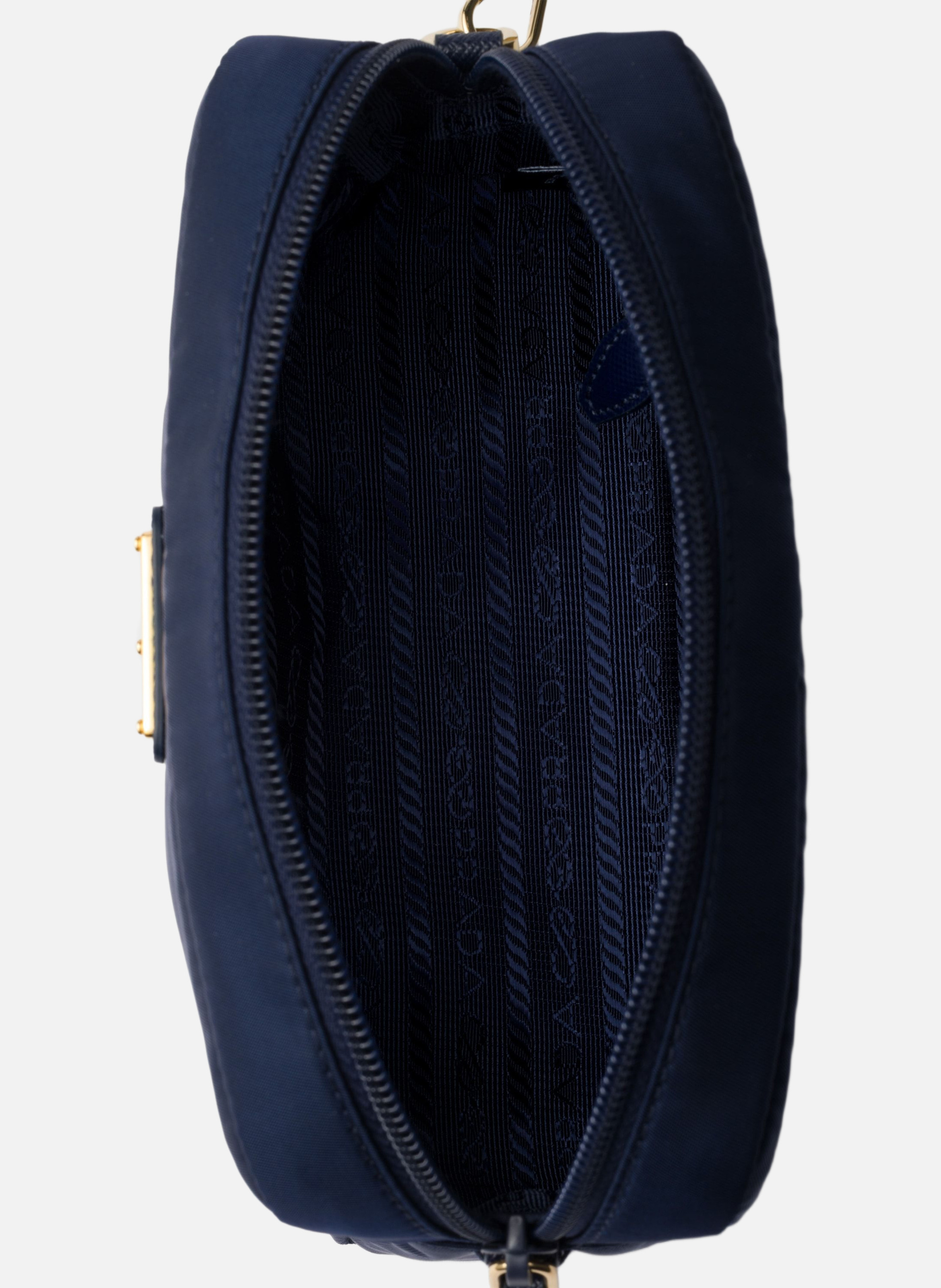 Petite pochette en re-nylon PRADA Bleu