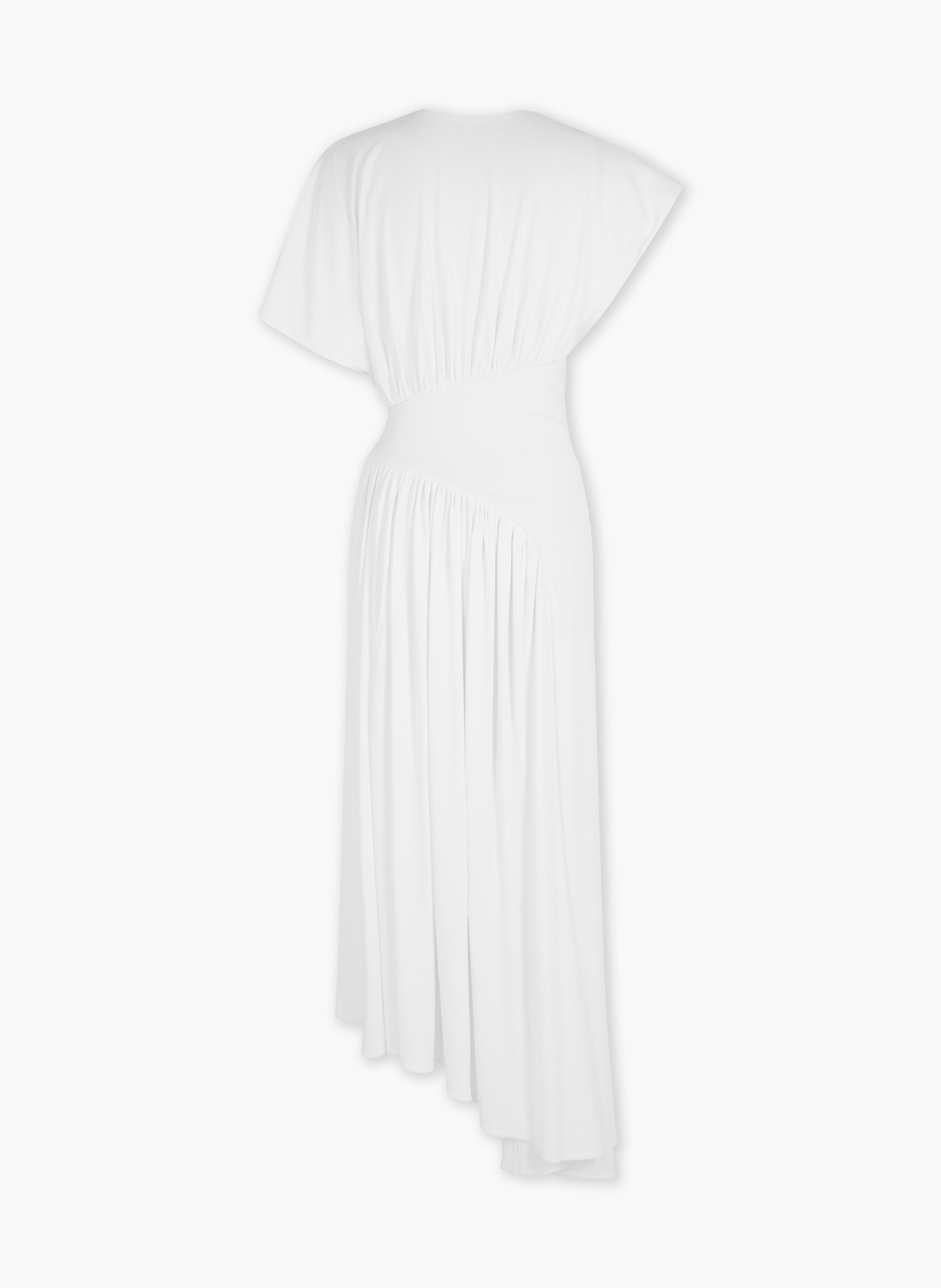 Robe longue en jersey RABANNE Blanc