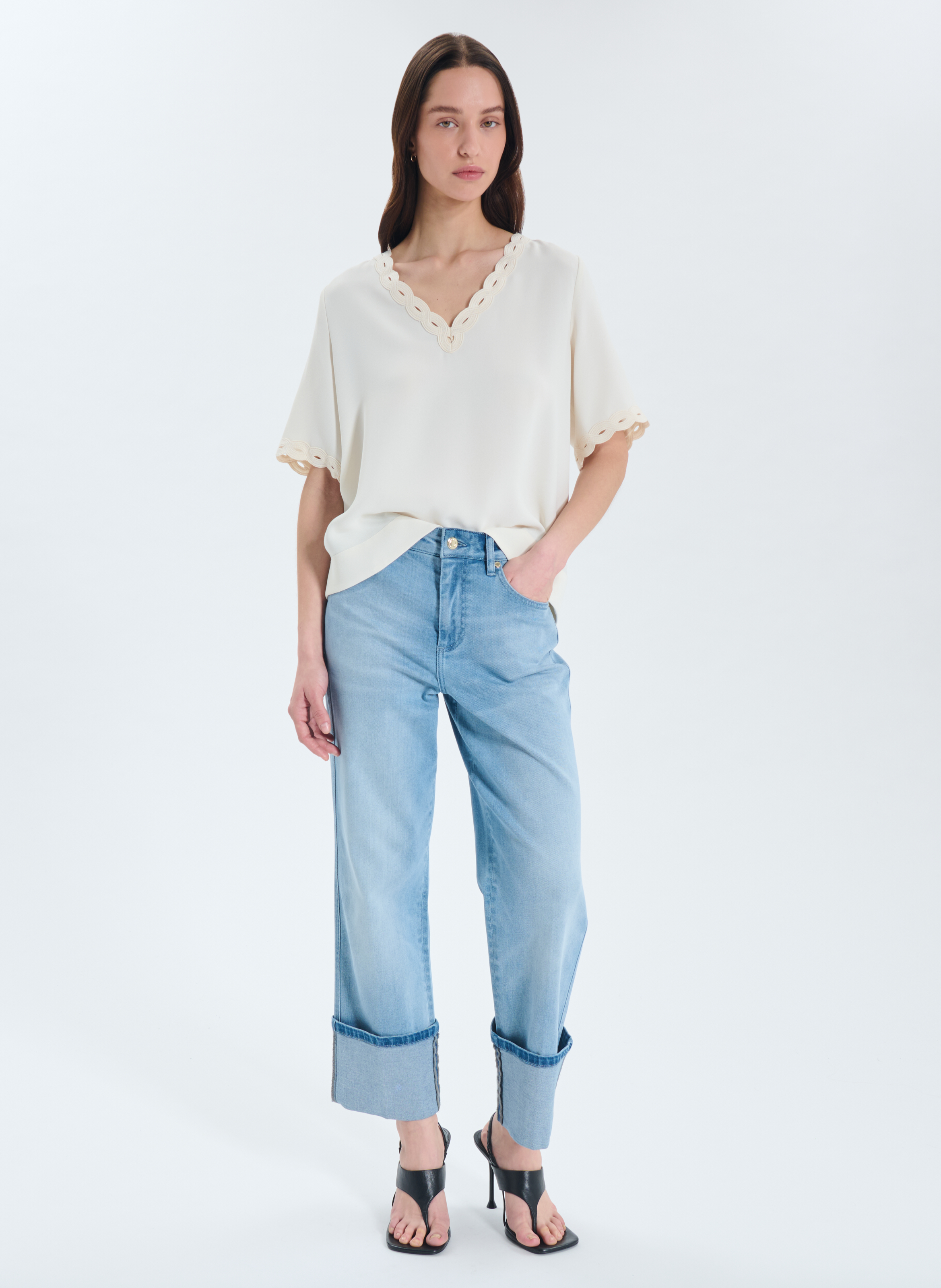 Top  tamia ZAPA Blanc
