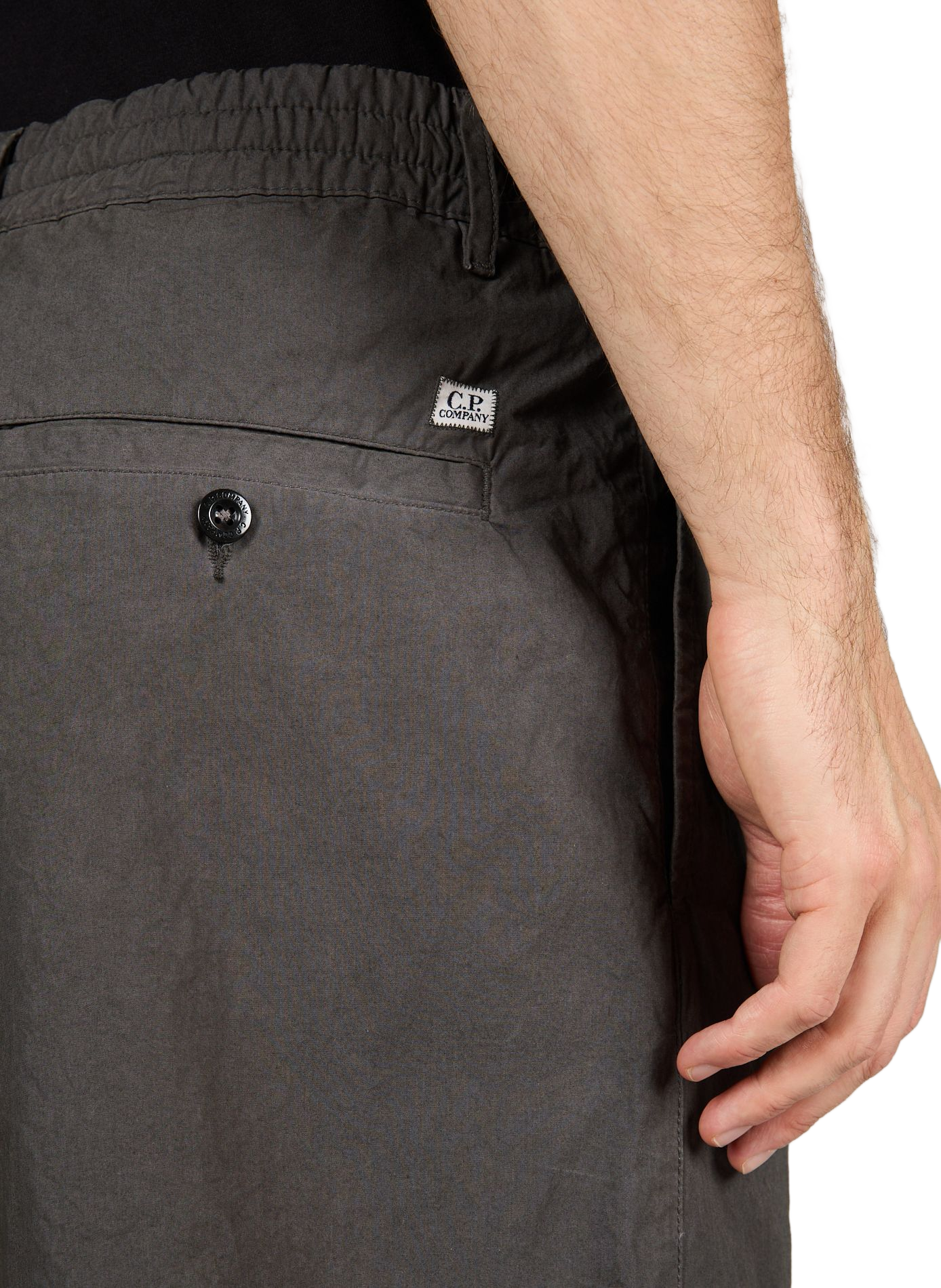 Straight cotton shorts CP COMPANY Grey