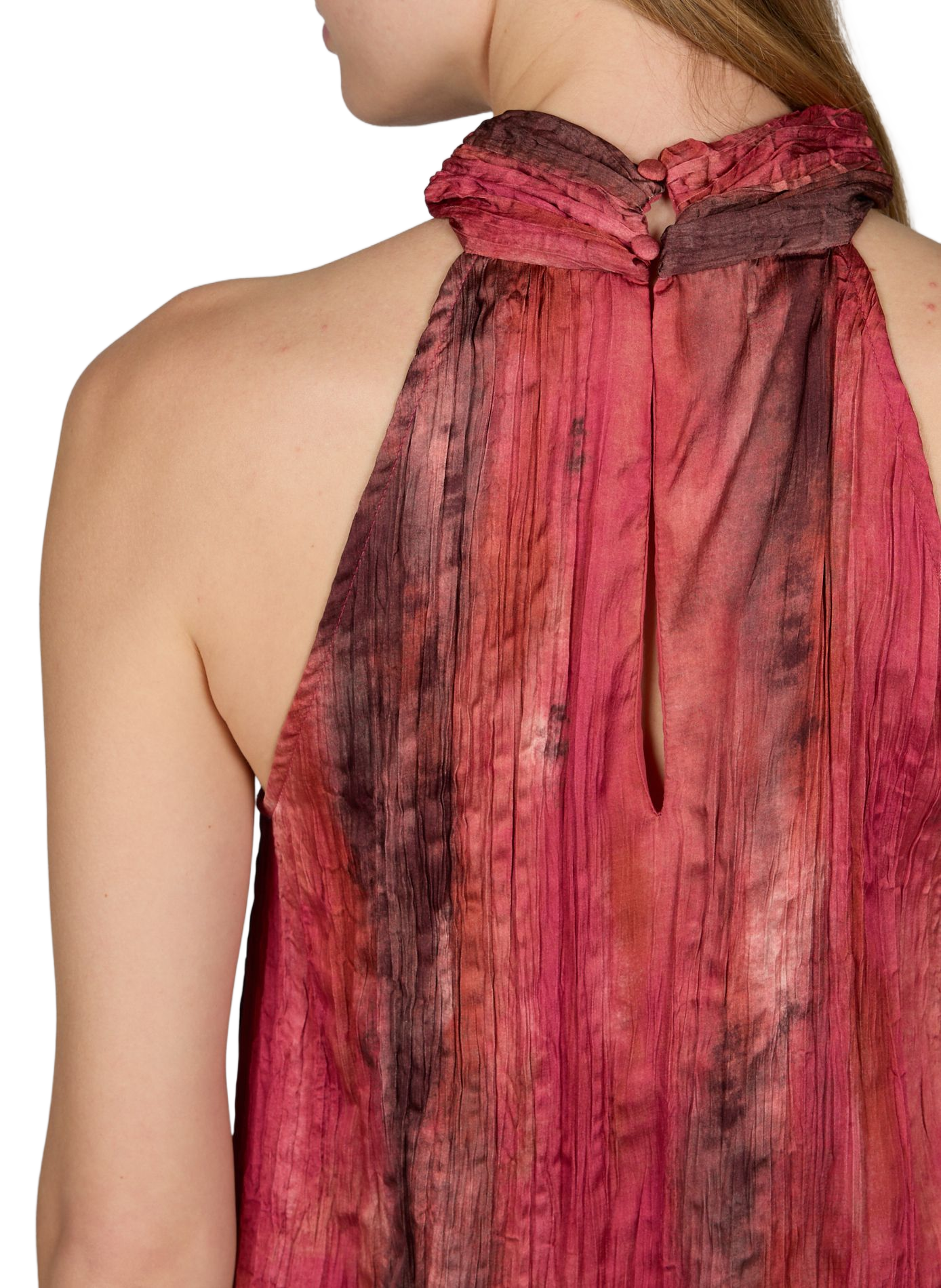 Robe plissée Vivaia sans manches  VILA Multicolore