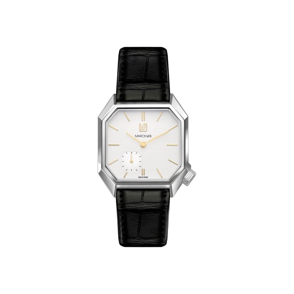 Montre automatique Mansart en cuir d'alligator Montre automatique Mansart en cuir d'alligator