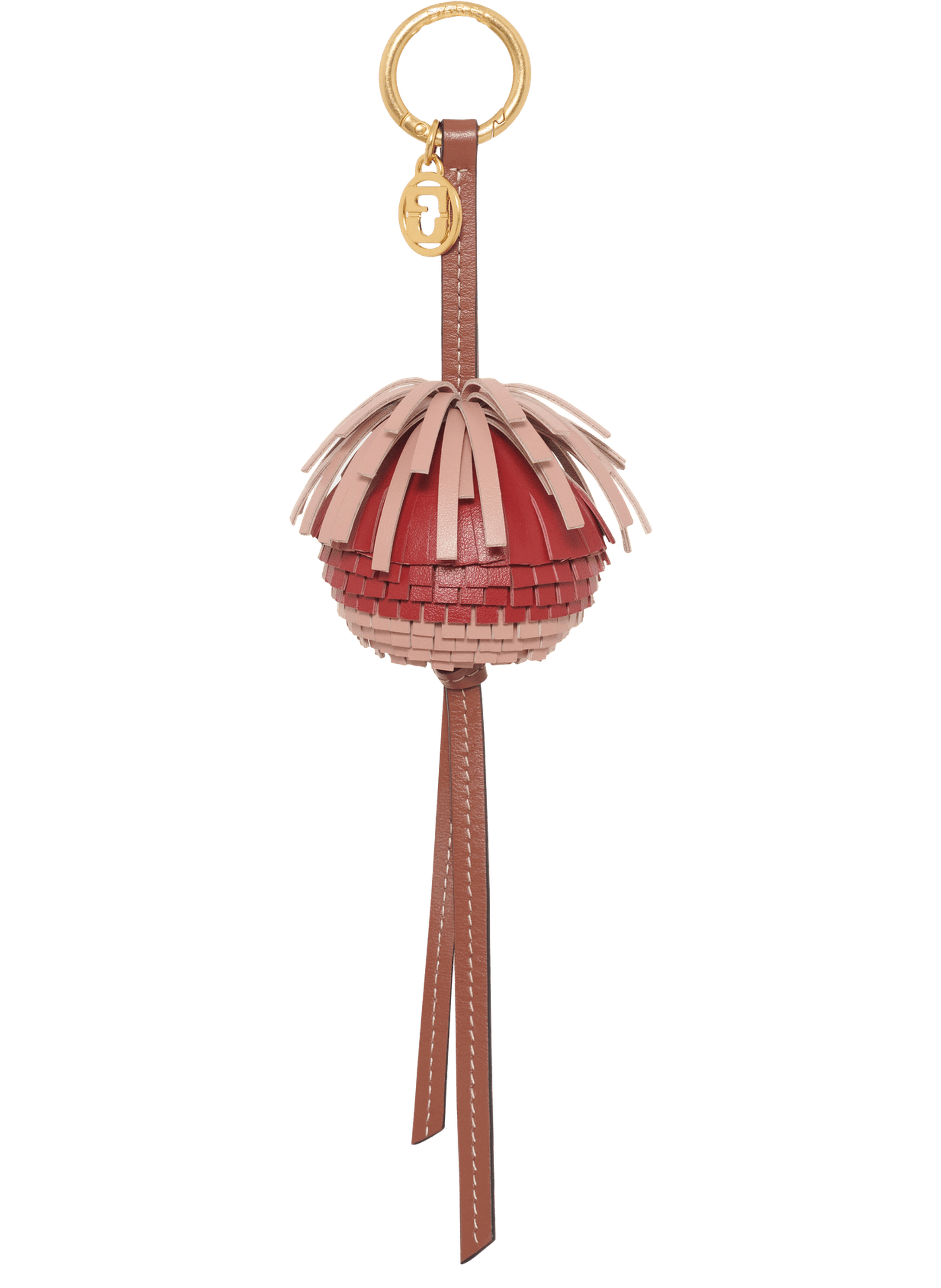 Charm en cuir –pompon GERARD DAREL Rose