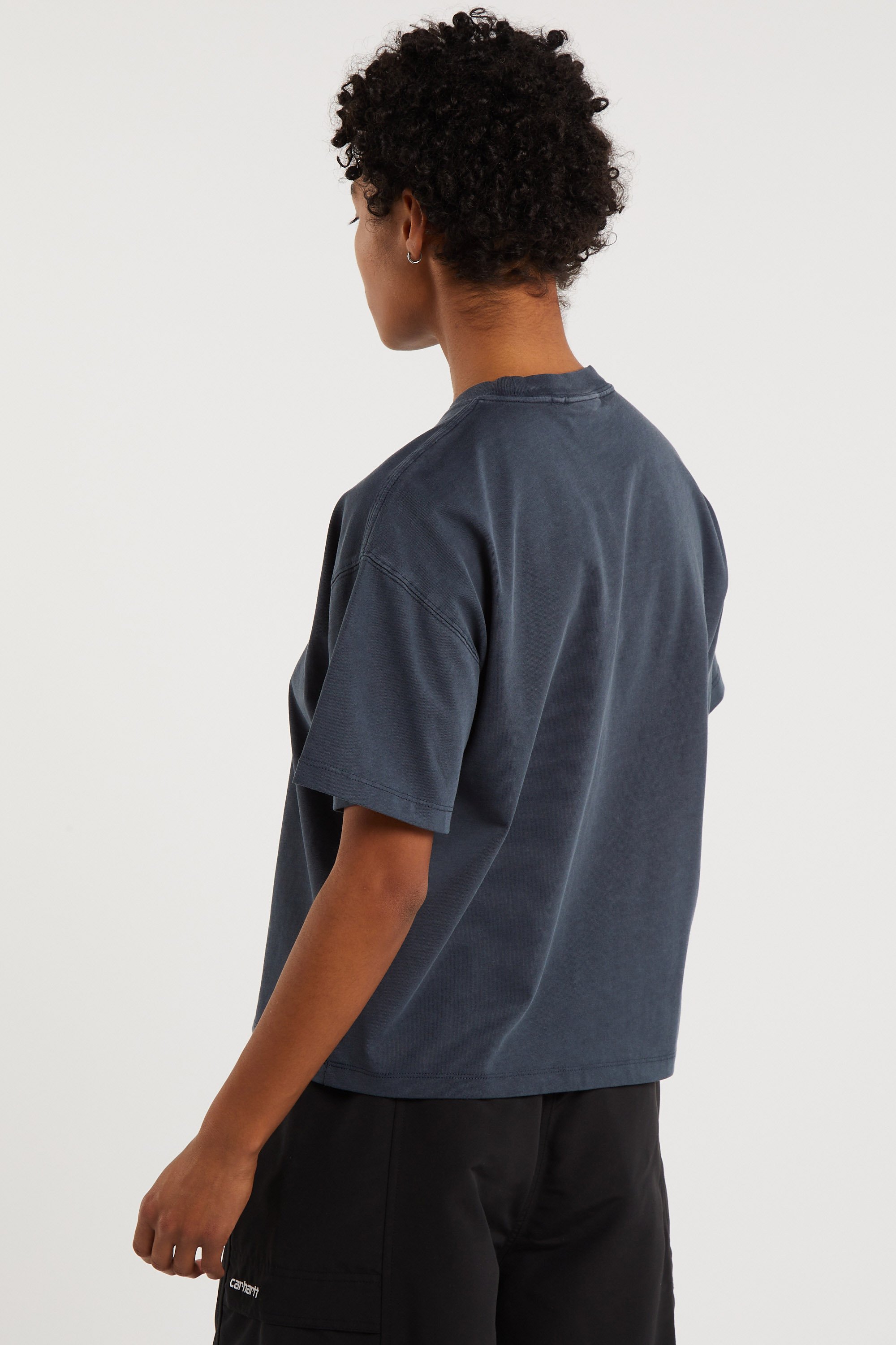 T-shirt w' s/s benton t-shirt CARHARTT WIP Bleu