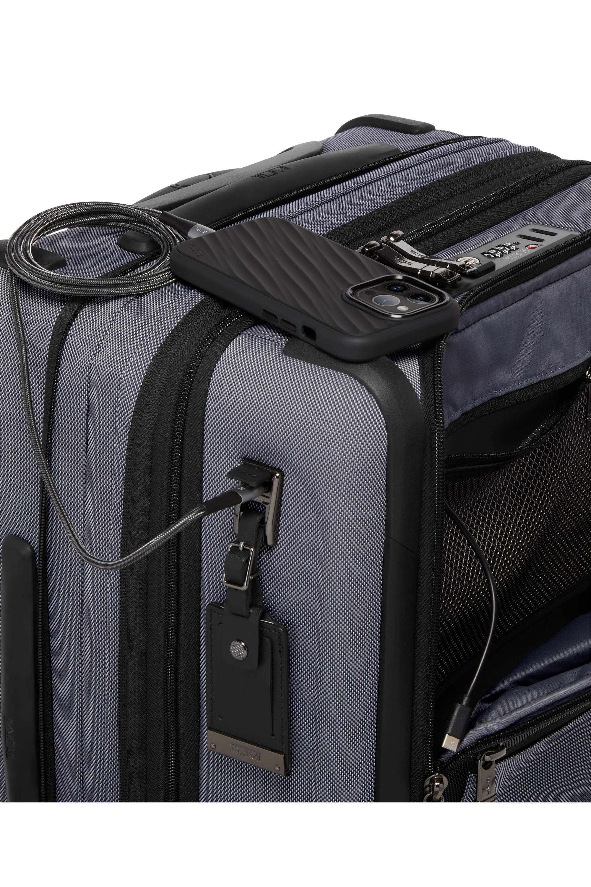 Tumi alpha valise 4 roues taille s TUMI Gris