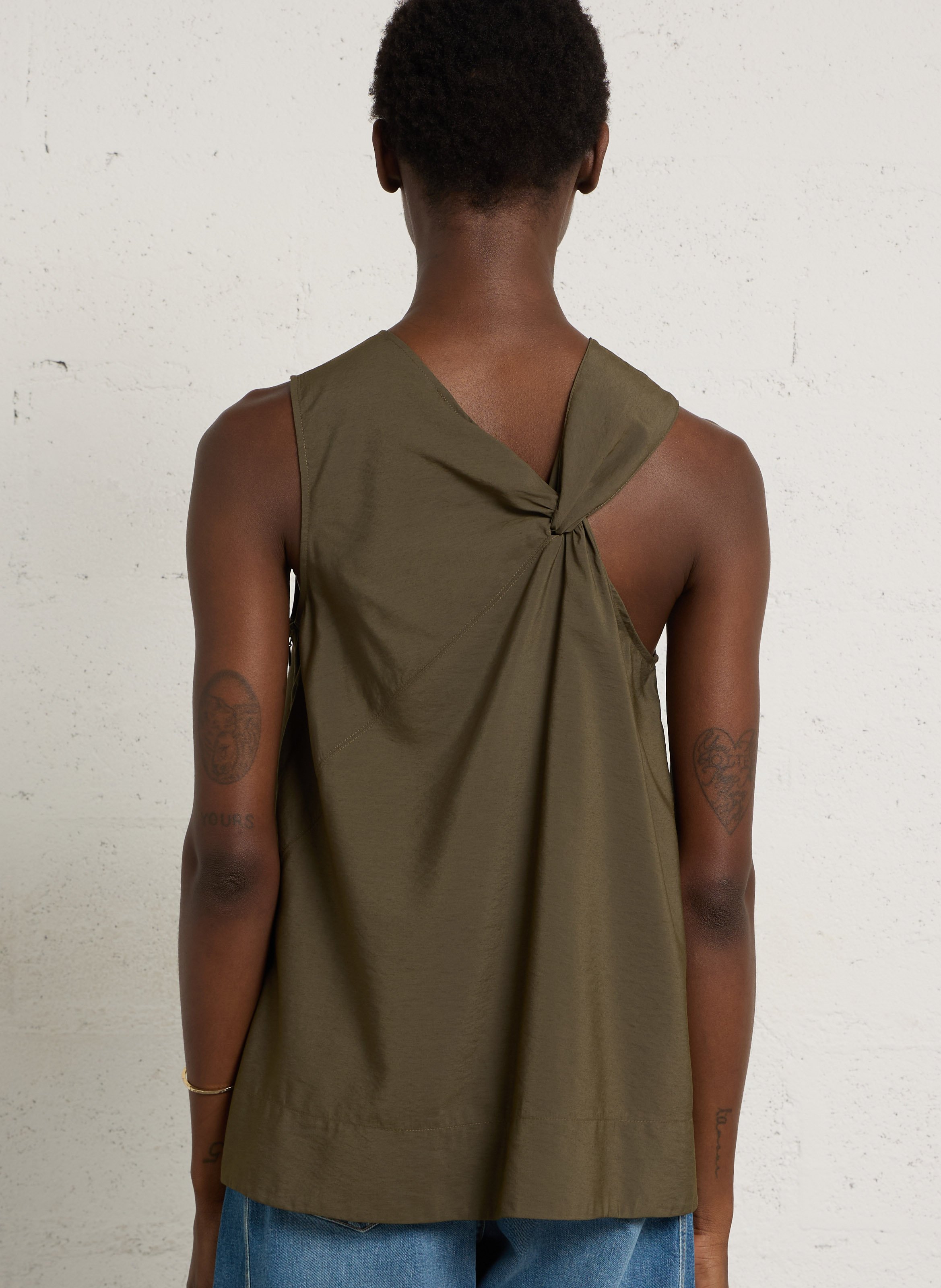 Top asymétrique ample enora | Kaki SOEUR Femme