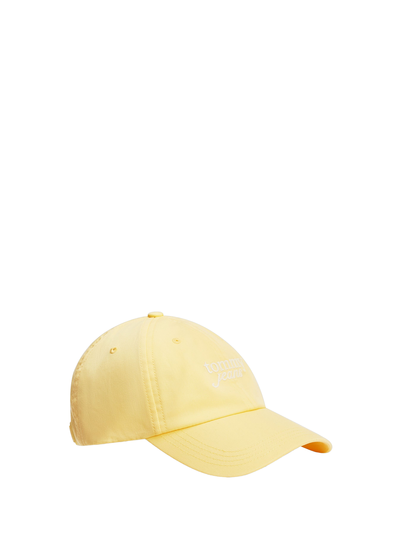 Casquette broderie marque en coton TOMMY HILFIGER Jaune