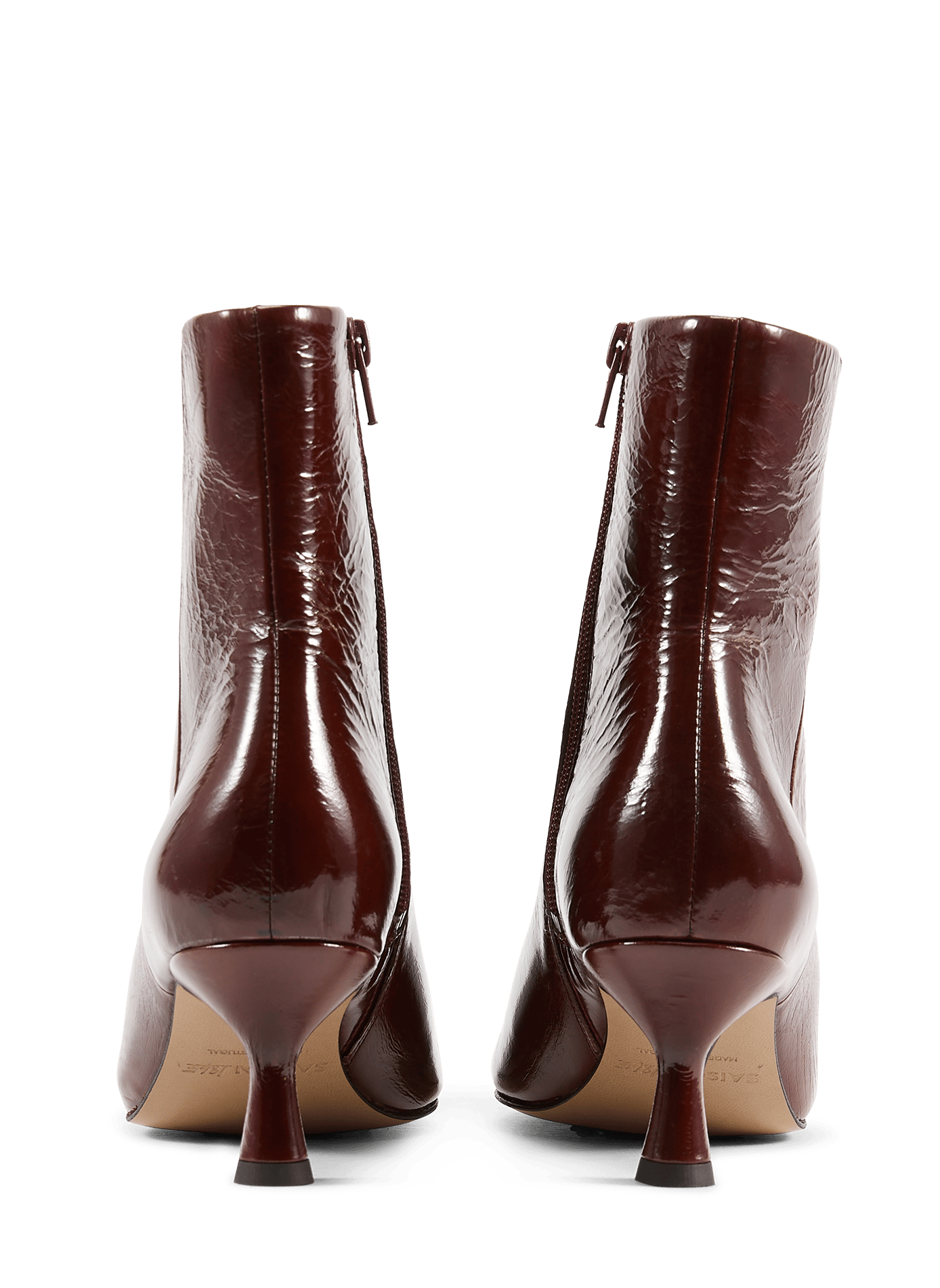 Bottines en cuir velours SAISON 1865 Rouge