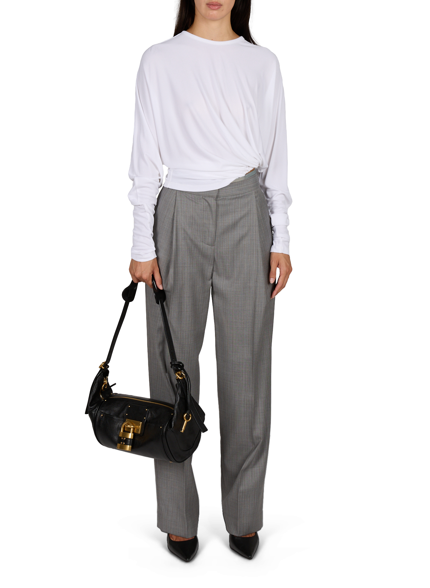 Top col rond CHRISTOPHER ESBER Blanc